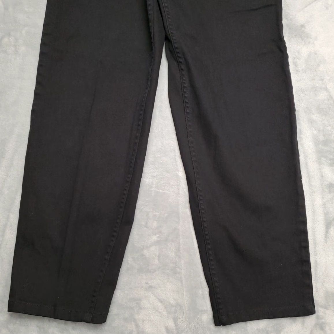 Vintage VTG LL Bean Jeans Womens 10 Tall Black Cotton Blend Relaxed Fit Classic Shirt Size 32" / US 10 / IT 46 - 2 Thumbnail