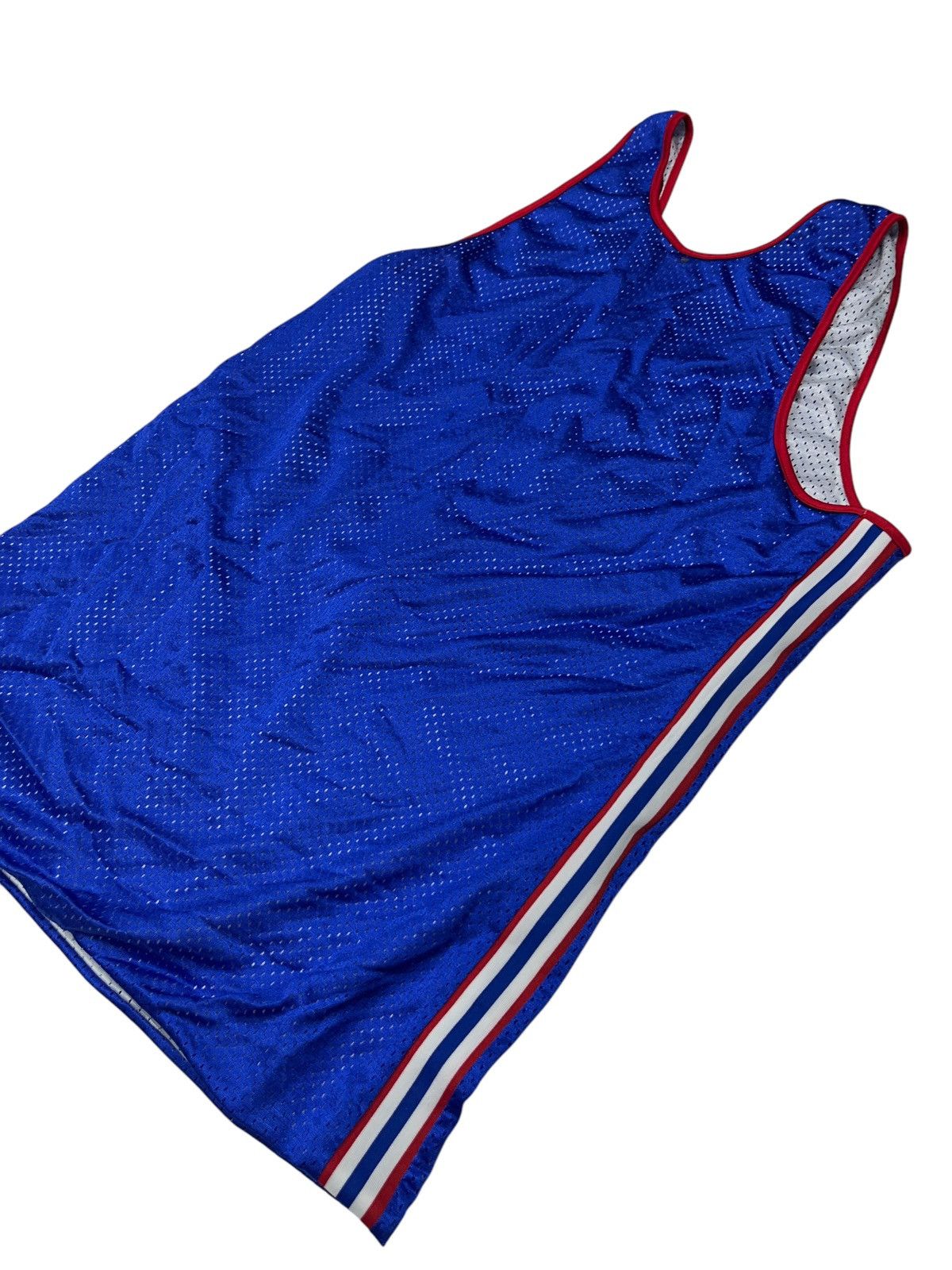 Adidas × NBA × Vintage Vintage 80s Adidas Reversible France Basketball Jersey Size US L / EU 52-54 / 3 - 5 Thumbnail