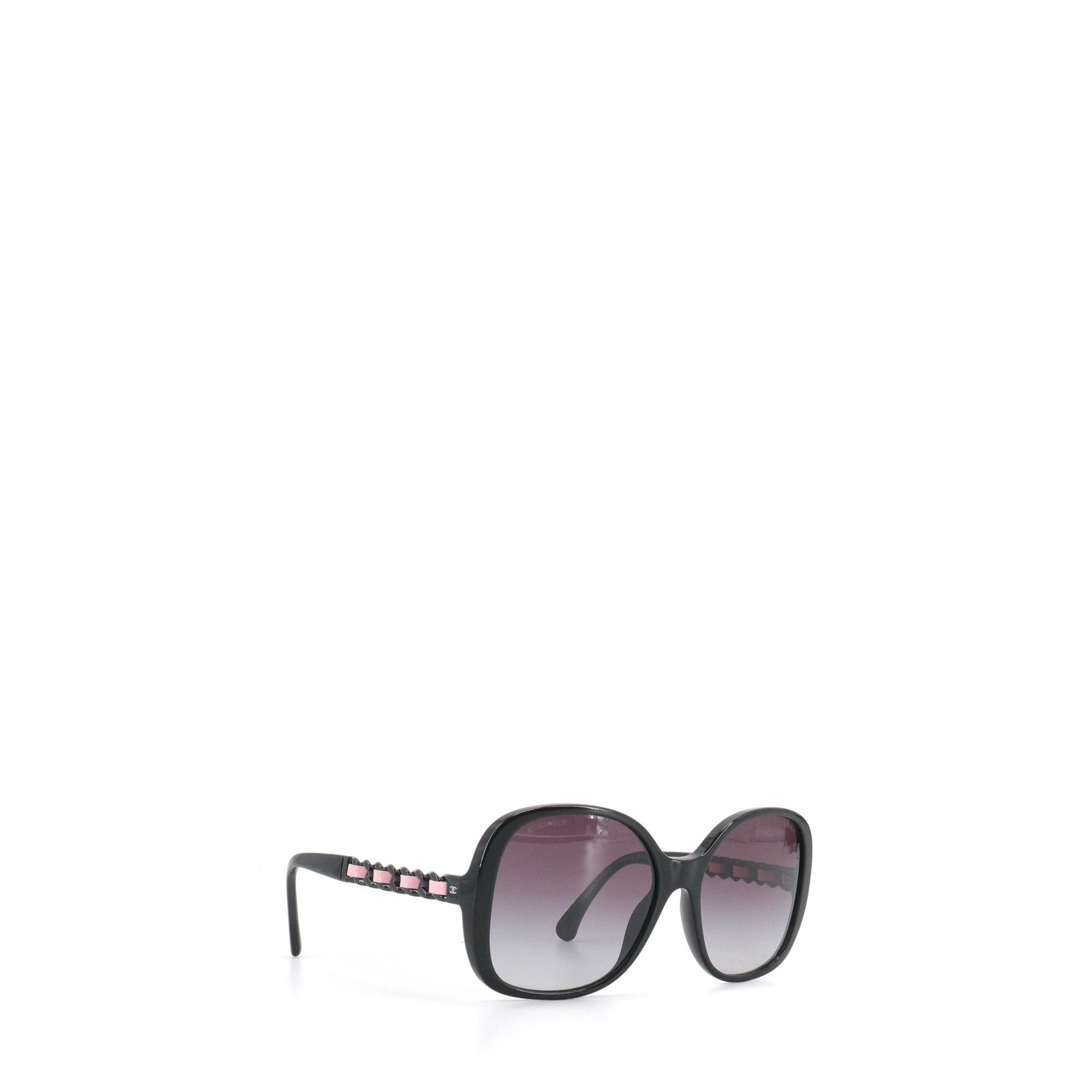Chanel CHANEL - Chanel black plastic sunglasses Size ONE SIZE - 1 Thumbnail