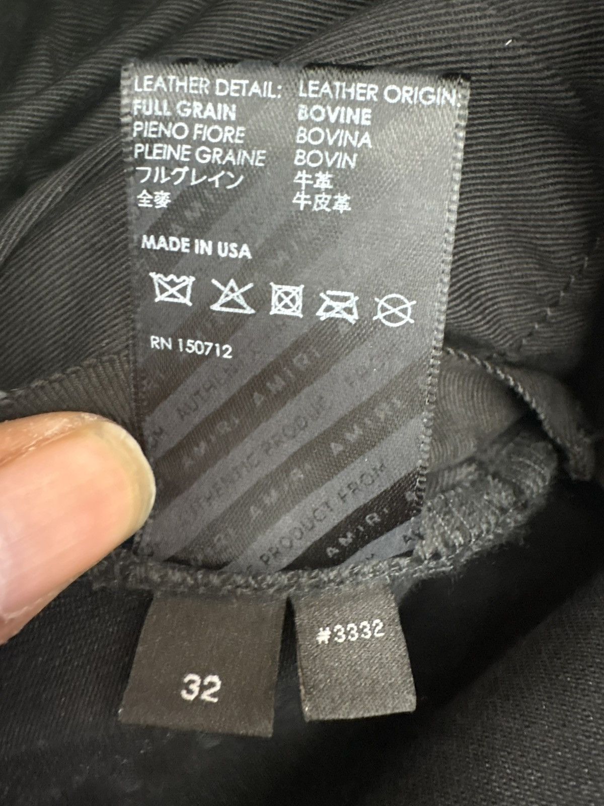Amiri Amiri Core Applique Jeans “Aged Black” Size US 32 / EU 48 - 6 Thumbnail