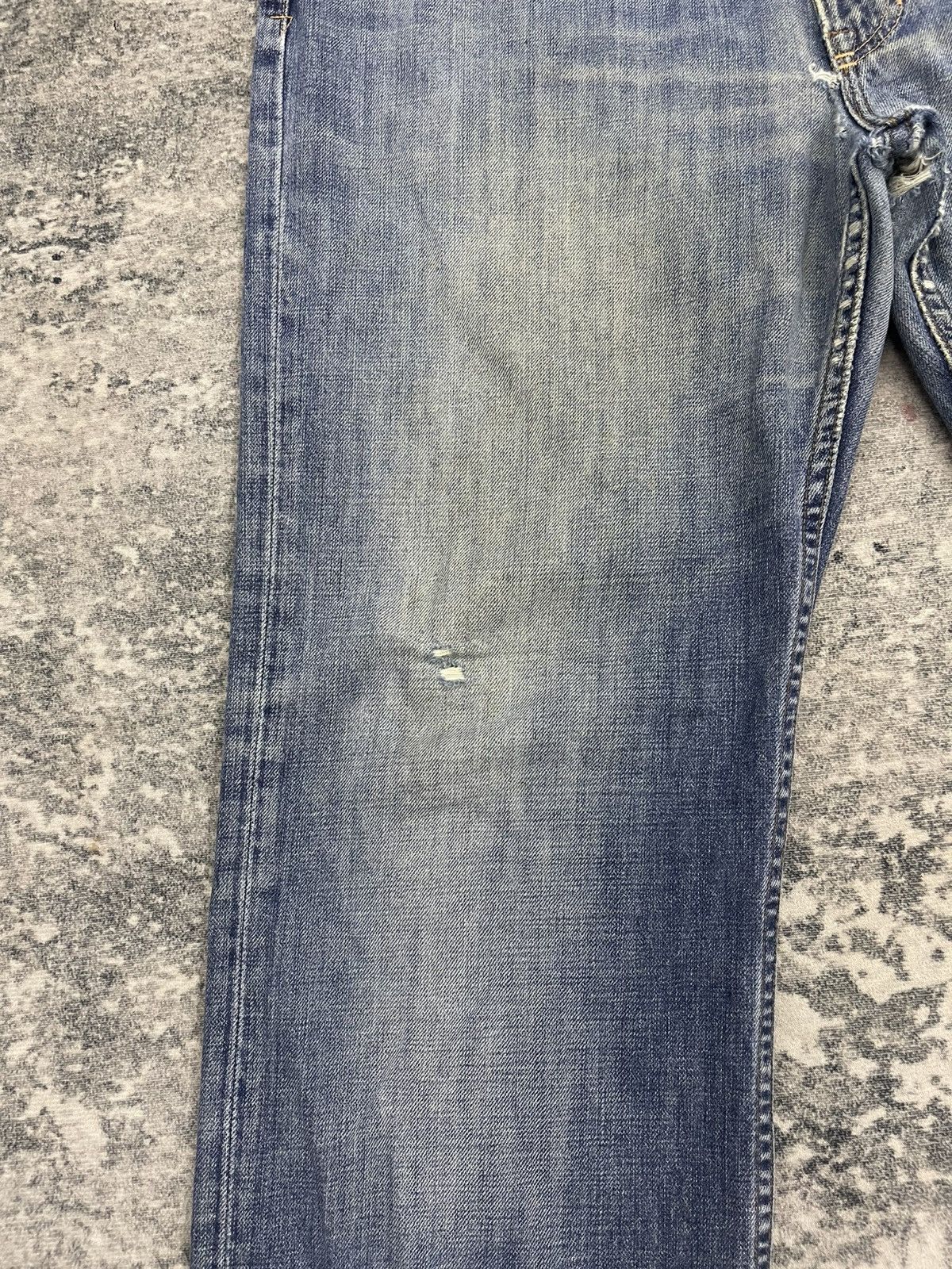 RRL Ralph Lauren Vintage Polo Ralph Lauren Baggy Distressed Denim Size US 36 / EU 52 - 2 Thumbnail
