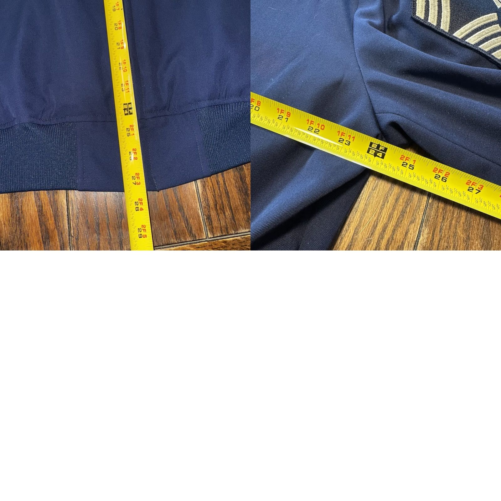 Vintage VINTAGE DSCP Military Jacket Size 44 Regular US Air Force Blue Mens Jacket Short Zip Pockets Solid Retro 90s USA Military Theme Size US S / EU 44-46 / 1 - 9 Thumbnail