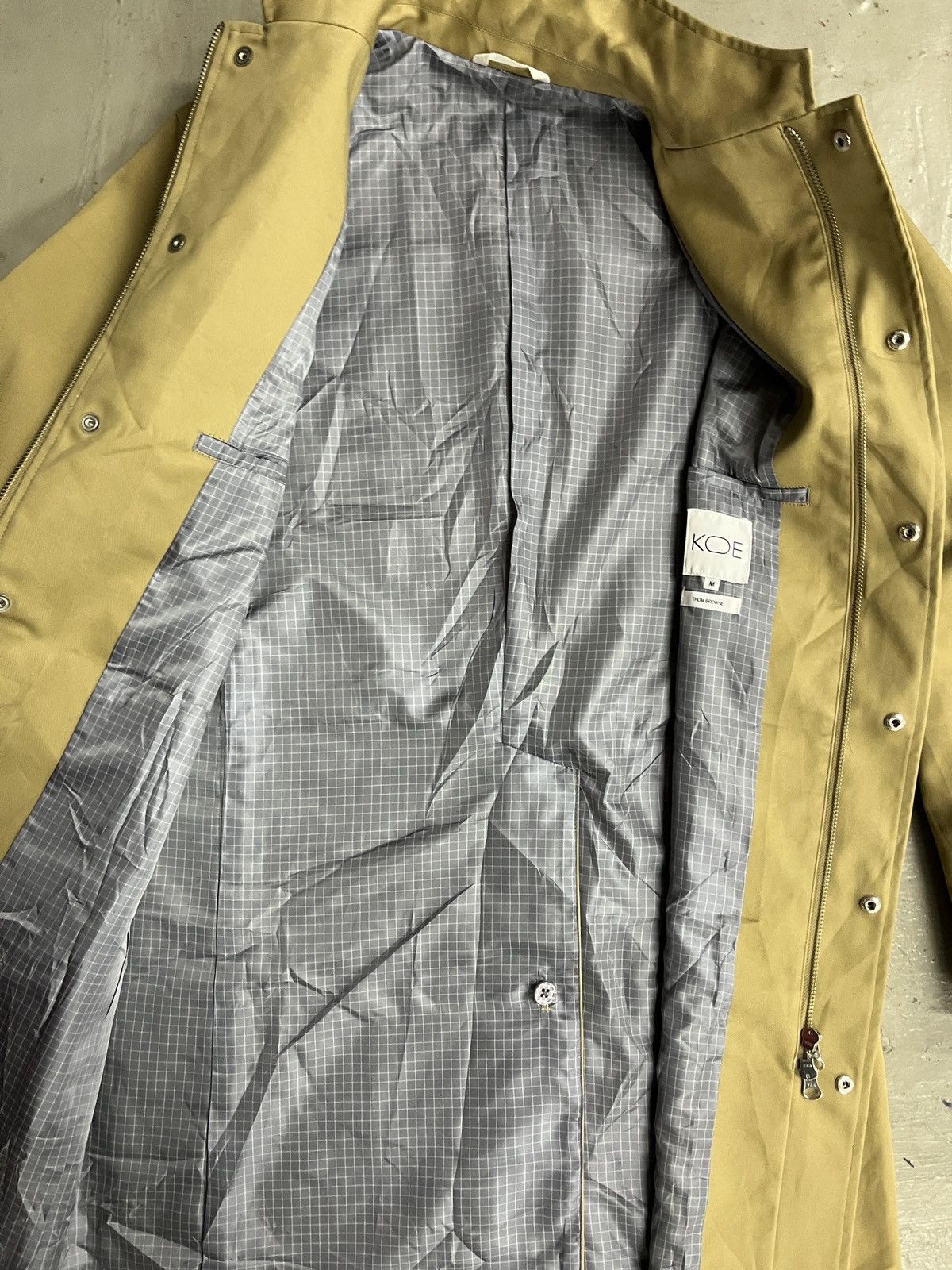 Thom Browne Thome Browne x KOE Tape Seamed Trench Long Coat Overcoat Size US M / EU 48-50 / 2 - 19 Thumbnail
