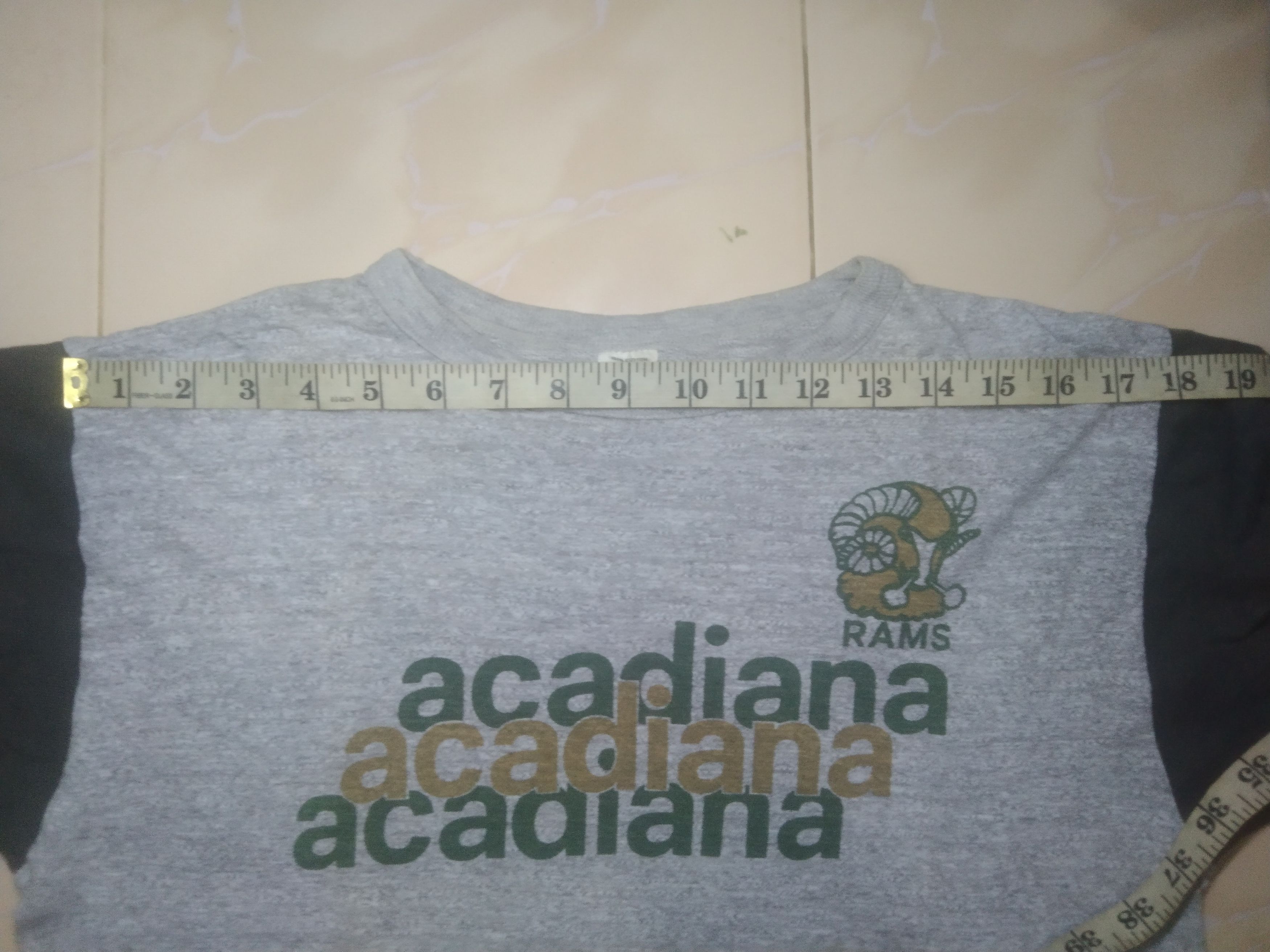 Japanese Brand × Vintage × Warehouse & Co. Vintage Warehouse Acadiana Rams 3/4 sleeve shirt Size US M / EU 48-50 / 2 - 6 Thumbnail