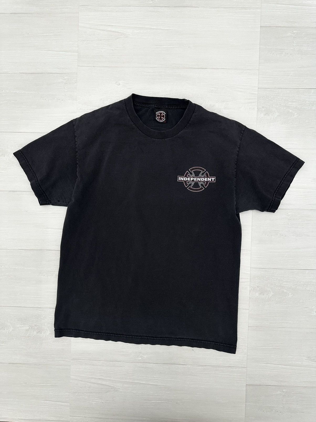 Independent Truck Co. Independent Truck Co. Black Iron Cross Logo Tee Sz. XL Skate Size US XL / EU 56 / 4 - 5 Thumbnail