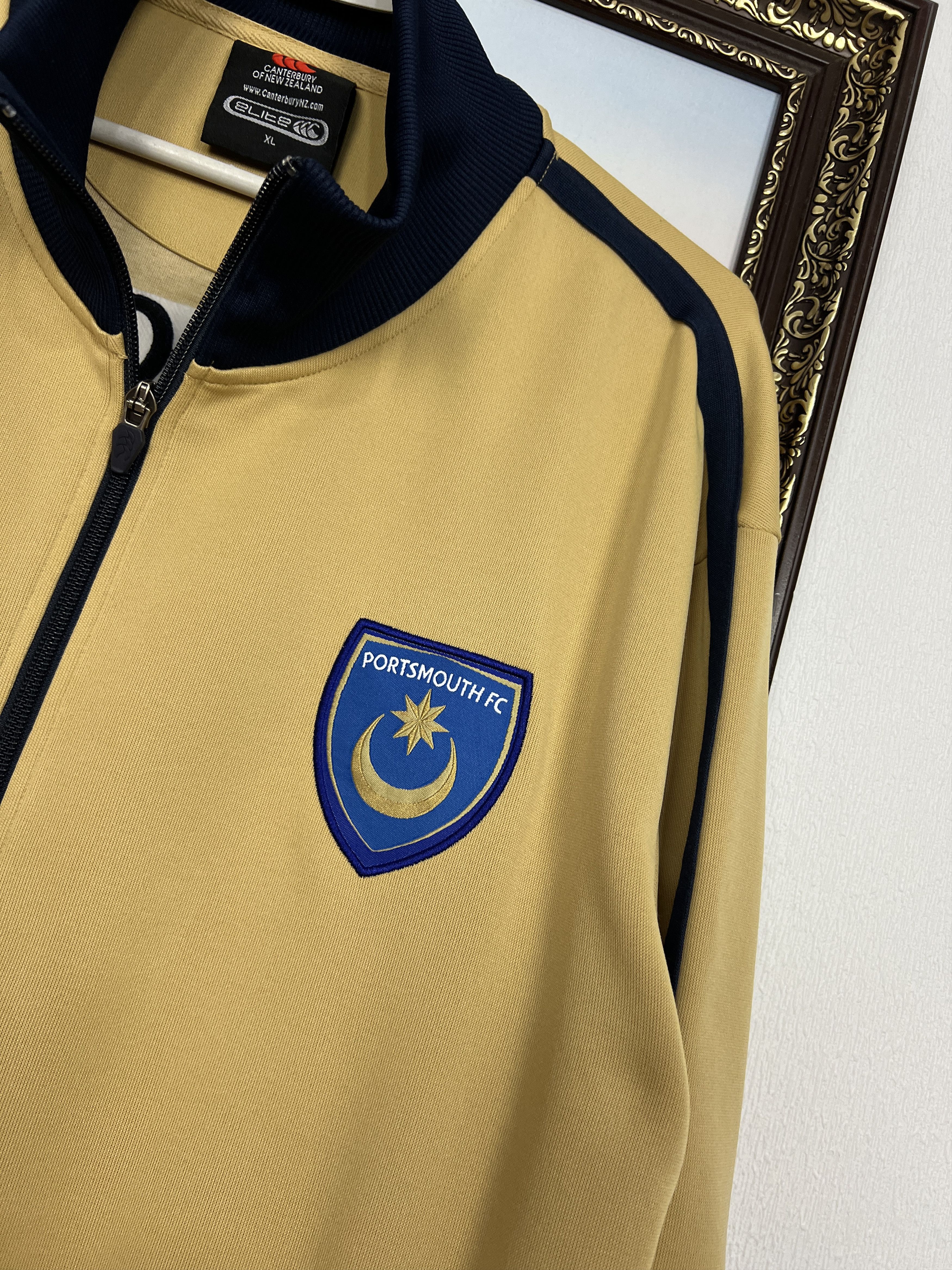 Vintage Portsmouth Football Jacket Soccer Track Top Zip Rare Size US XL / EU 56 / 4 - 7 Thumbnail