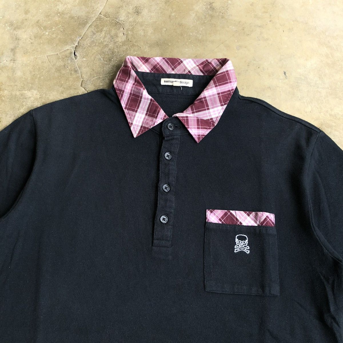semanticdesign 2000s Semantic Design Skull Logo Pocket Polo T-shirt Black Size US M / EU 48-50 / 2 - 3 Thumbnail