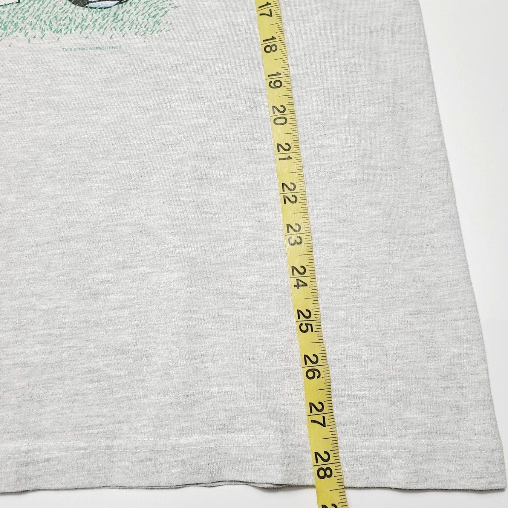Vintage VINTAGE Looney Tunes Taz Sports Football Basketball T-shirt Men XL Gray Regular Short Sleeve Mens 1990s USA Cotton Size US XL / EU 56 / 4 - 5 Thumbnail