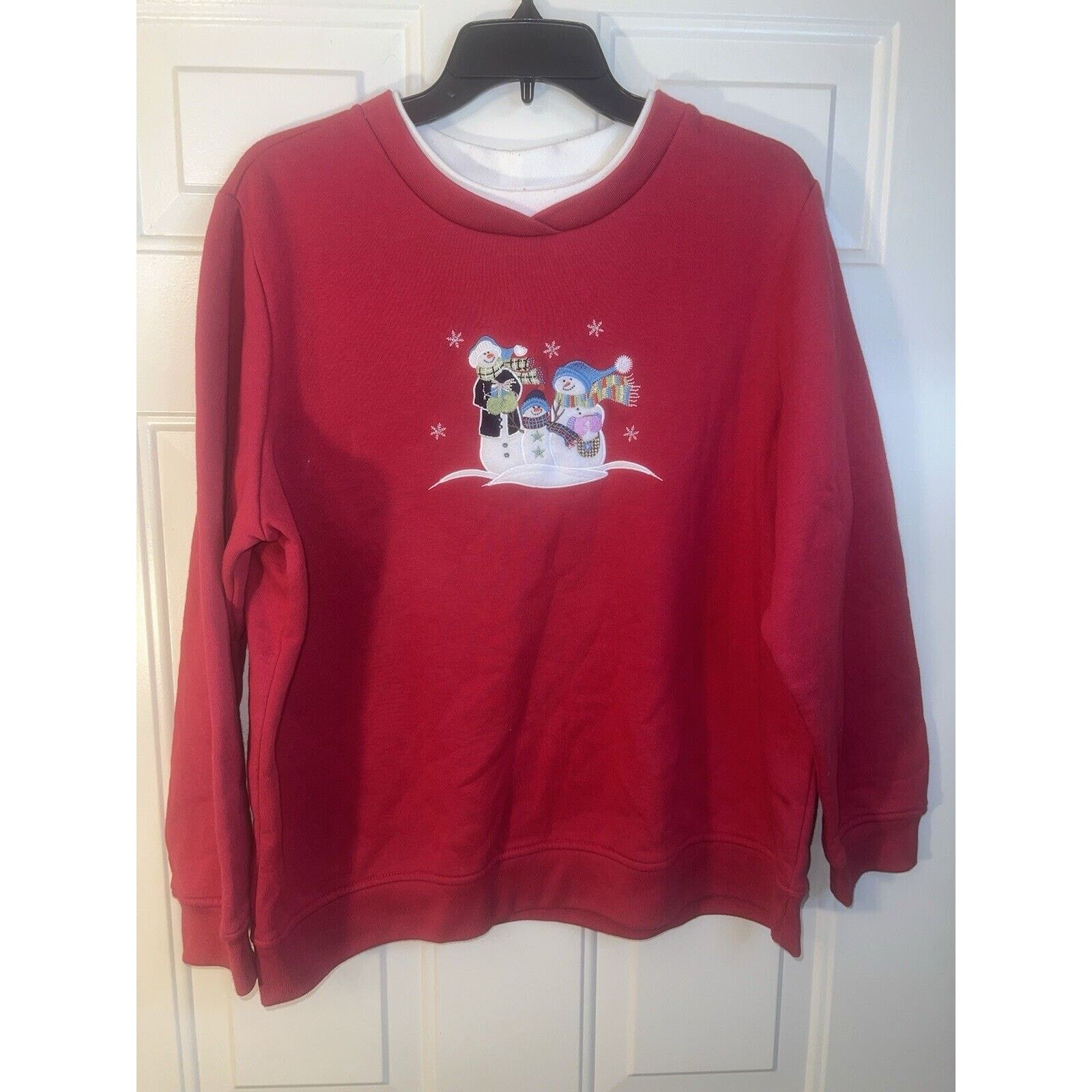 & Other Stories Studio Works Sweatshirt Christmas Ugly Sweater Red XL Size XL / US 12-14 / IT 48-50 - 2 Thumbnail