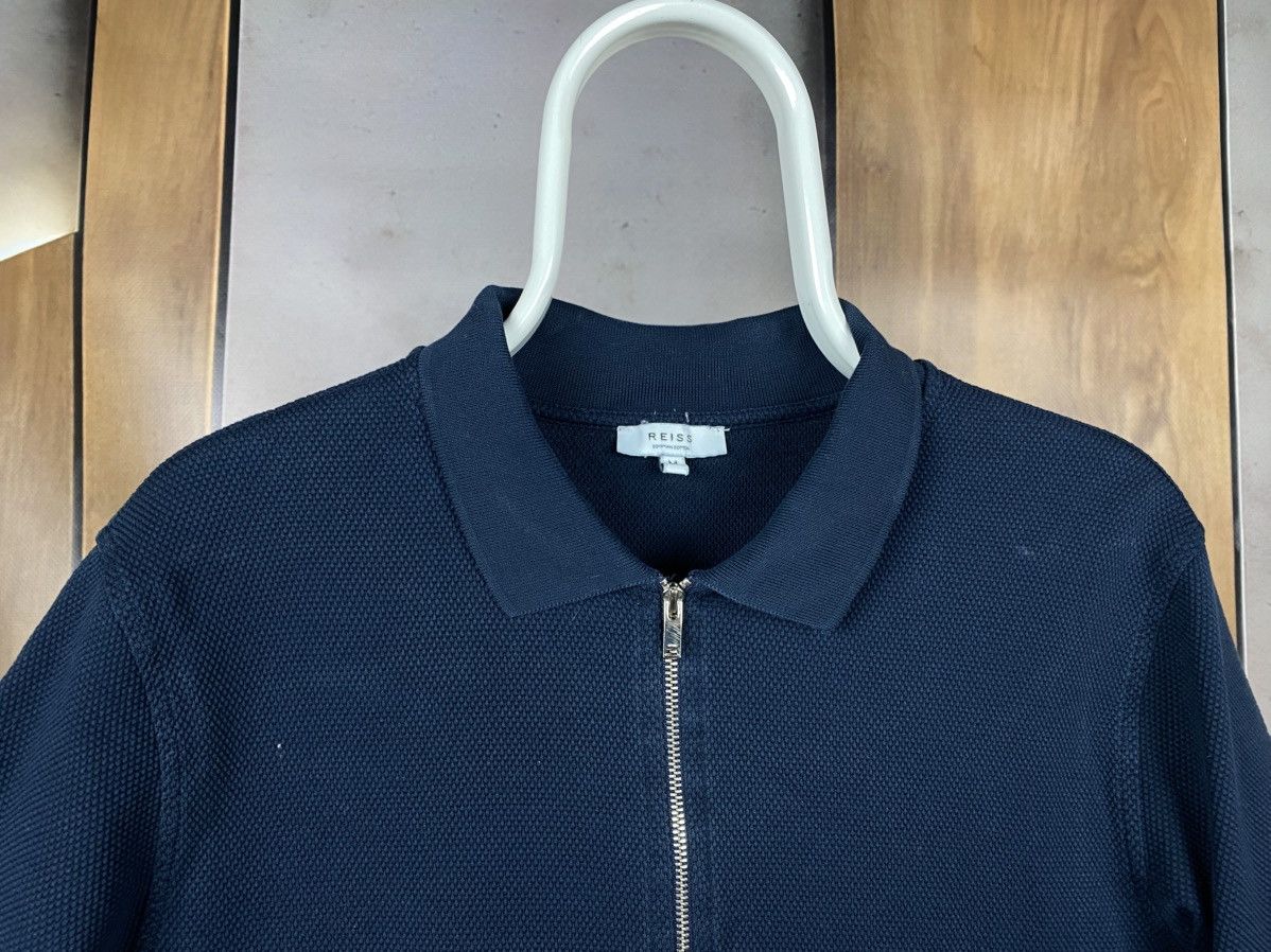 Reiss 🍷Polo T-Shirt Reiss Egyptian Cotton Zip Tee🍷 Size US M / EU 48-50 / 2 - 4 Thumbnail