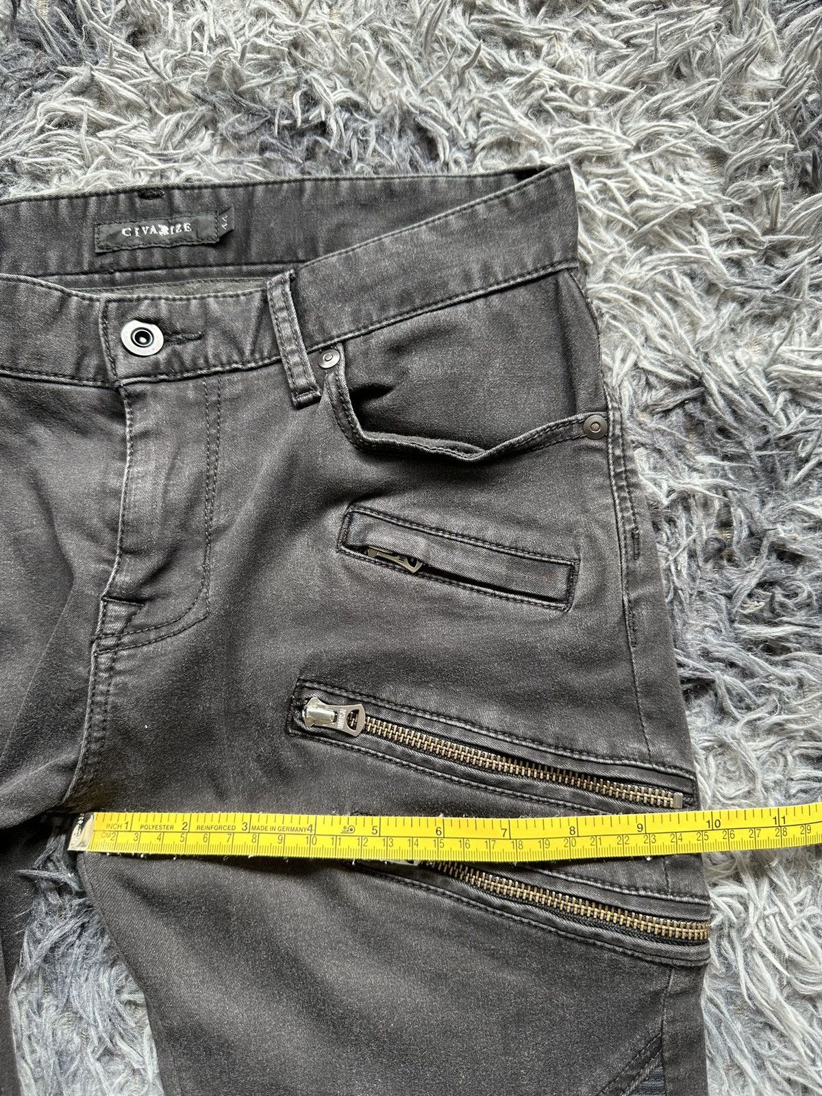 CIVARIZE SS09 Civarize multizipper j-rock vkei biker pant Size US 31 - 17 Thumbnail