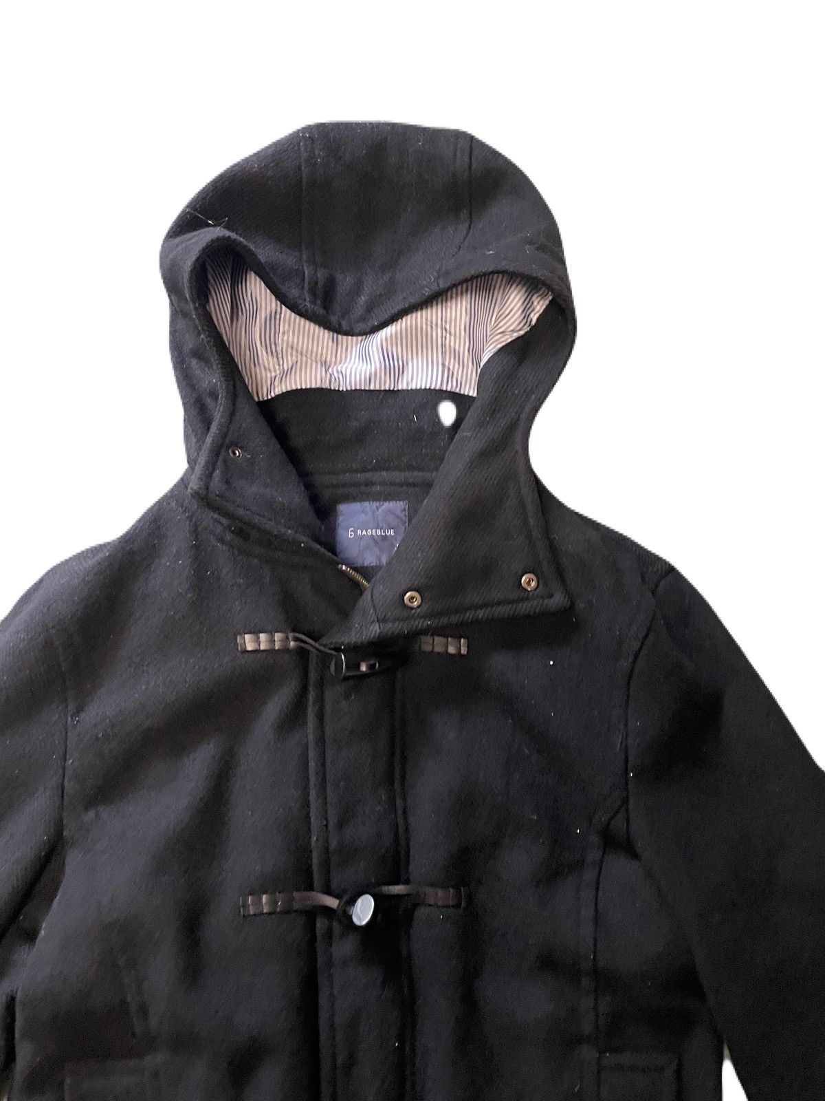 If Six Was Nine 2000s Japanese archive Wool Hooded Duffle Jacket Y2K Size US S / EU 44-46 / 1 - 5 Thumbnail