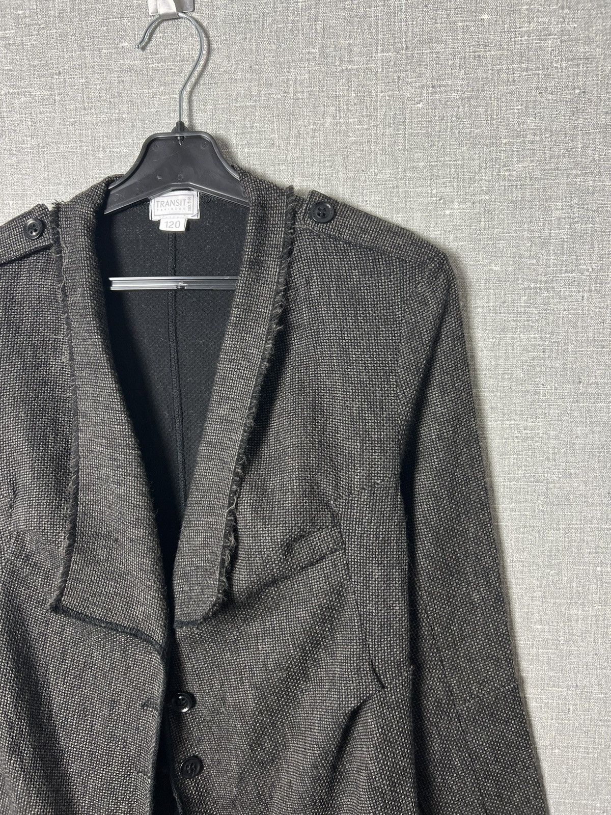 Transit Uomo Transit Par Such Long Button Cardigan Viscose & Wool Coat Size S / US 4 / IT 40 - 10 Thumbnail