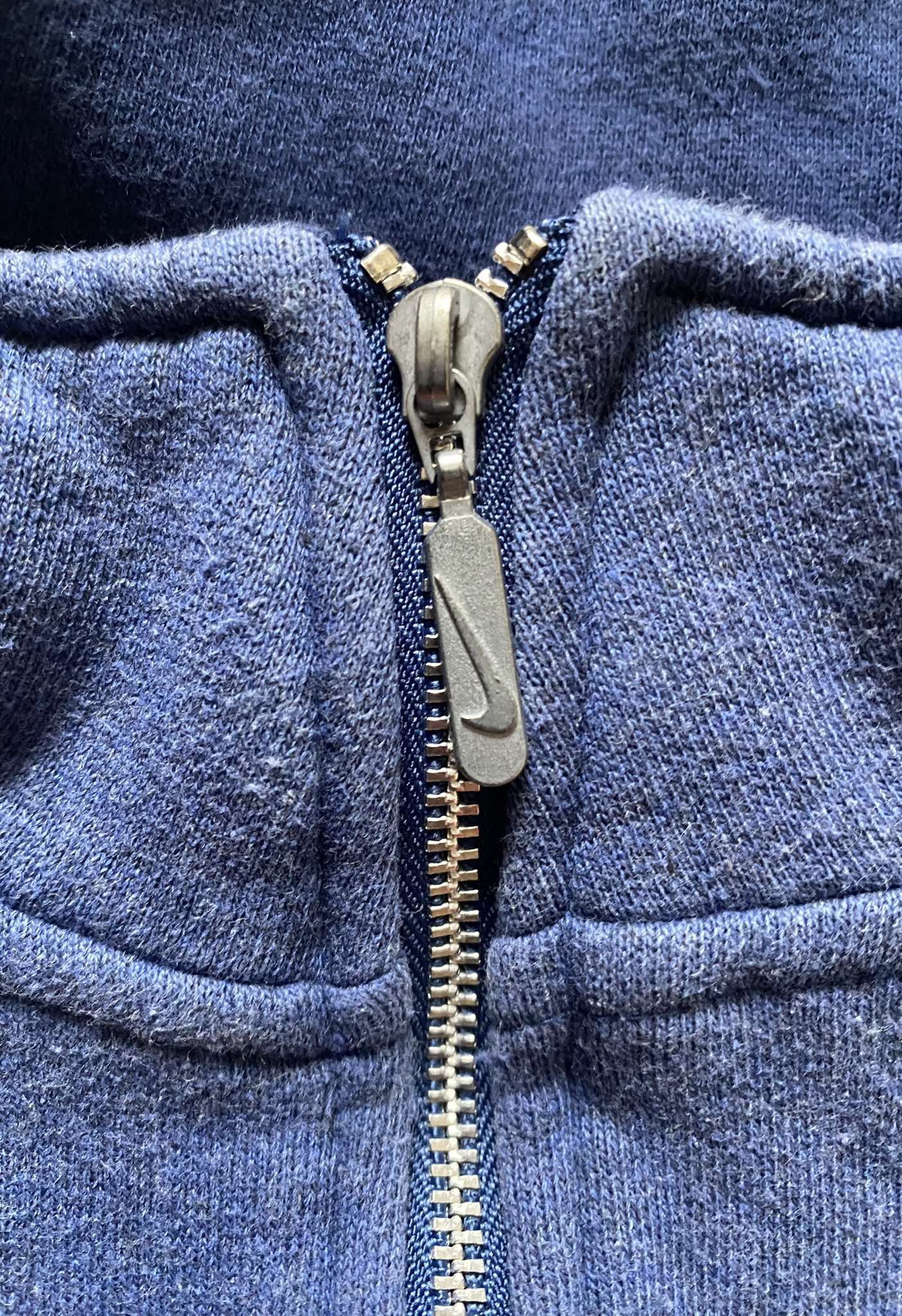 Nike × Vintage RARE Vintage Nike 1/4 Zip Sweater Big Swoosh Back Logo Size US M / EU 48-50 / 2 - 5 Thumbnail