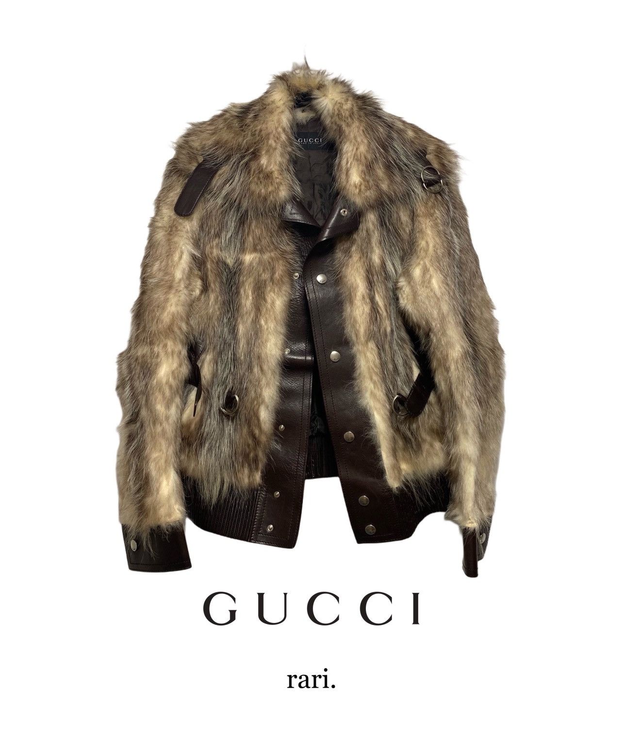 Gucci Runway opossum fur jacket FALL 2007