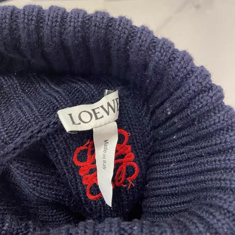 Loewe loewe Navy blue turtleneck sweater 2506-Nextarrow Size US M / EU 48-50 / 2 - 4 Thumbnail