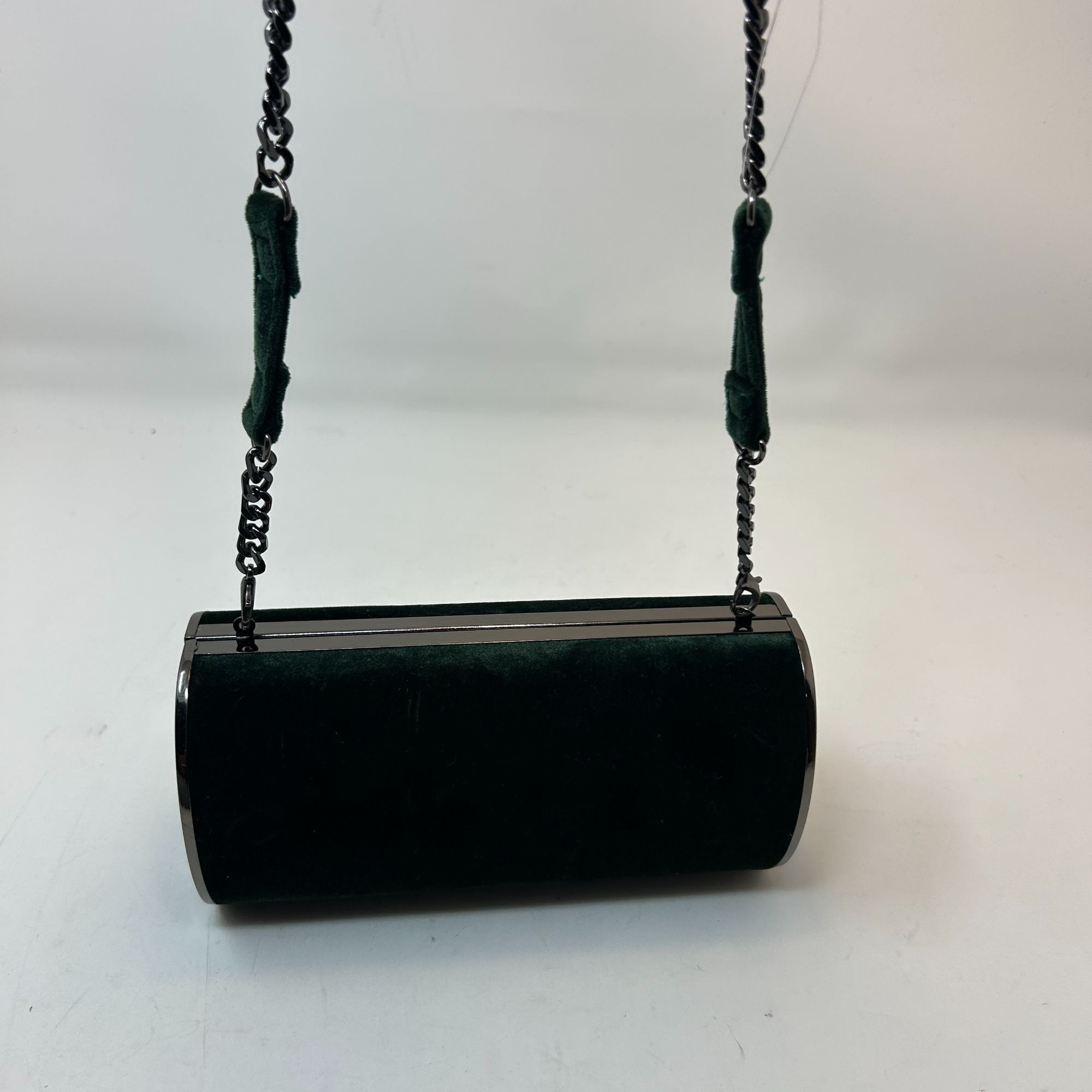 Topshop Topshop Velvet Cylinder Evening Bag Crossbody Tube Clutch w/ Size ONE SIZE - 11 Thumbnail
