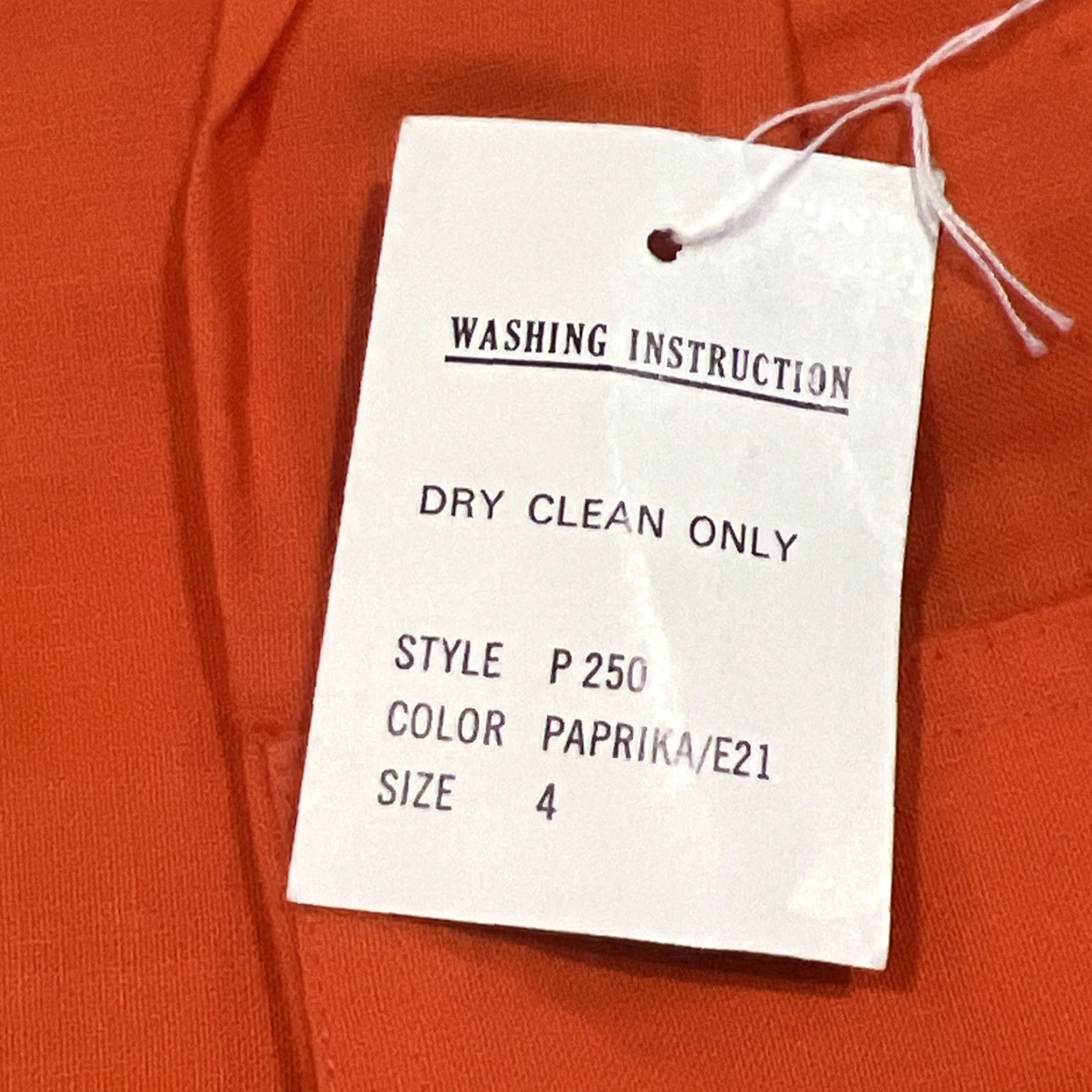 Vintage VINTAGE Hathaway Pencil Long Skirt Size 4 Front Button Up Lined Paprika P250 NWT Women Skirt Long, 90s, Fall, Spring, Summer Womens Size 27" / US 4 / IT 40 - 7 Thumbnail