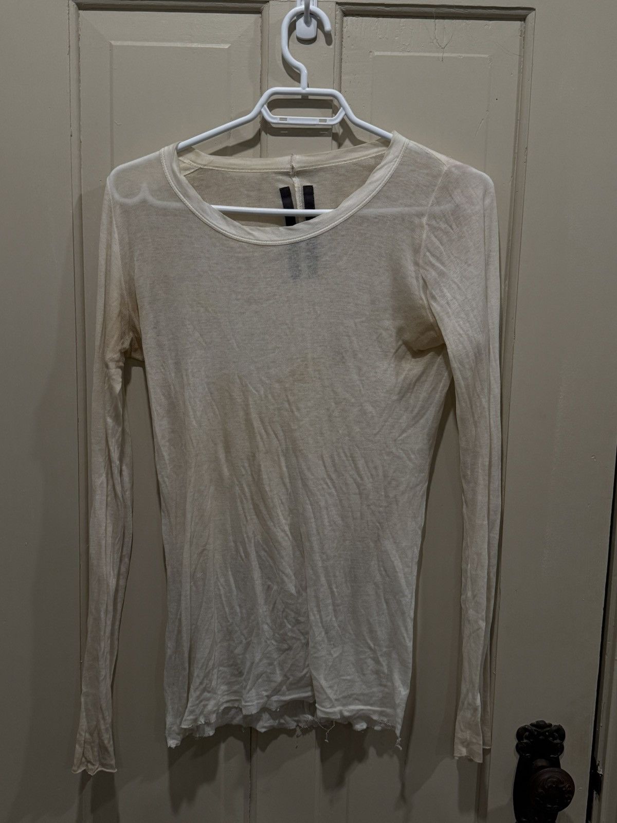Rick Owens Rick Owens Ribbed Long Sleeve Size US S / EU 44-46 / 1 - 1 Thumbnail