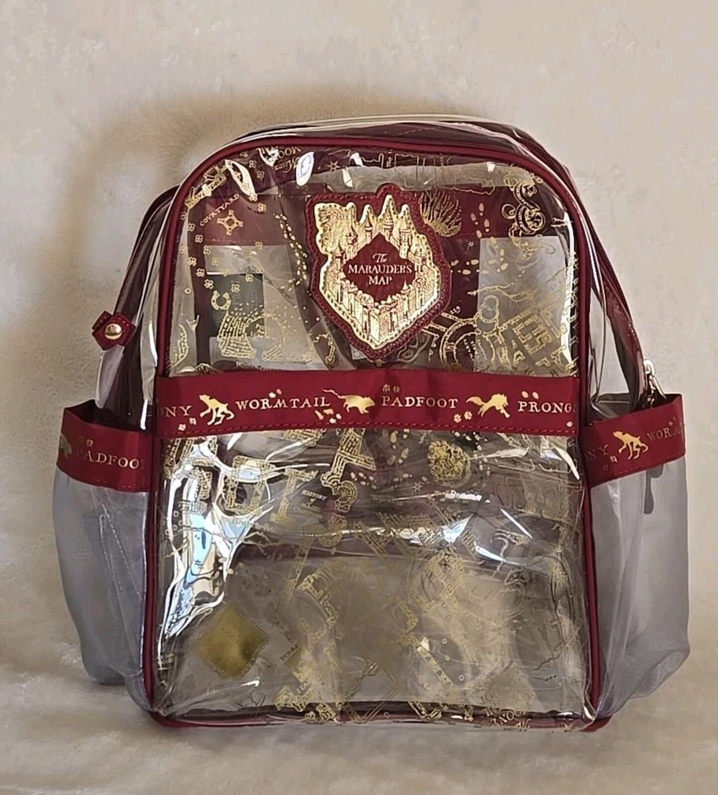 Disney Harry Potter Marauders Map Backpack Bag New Transparent Size ONE SIZE - 2 Thumbnail