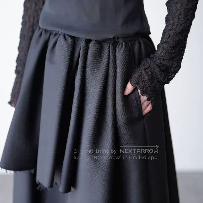 Comme des Garcons Comme Des Garcons size XS Patchwork A-line Pleated Elastic Size 23" - 4 Thumbnail