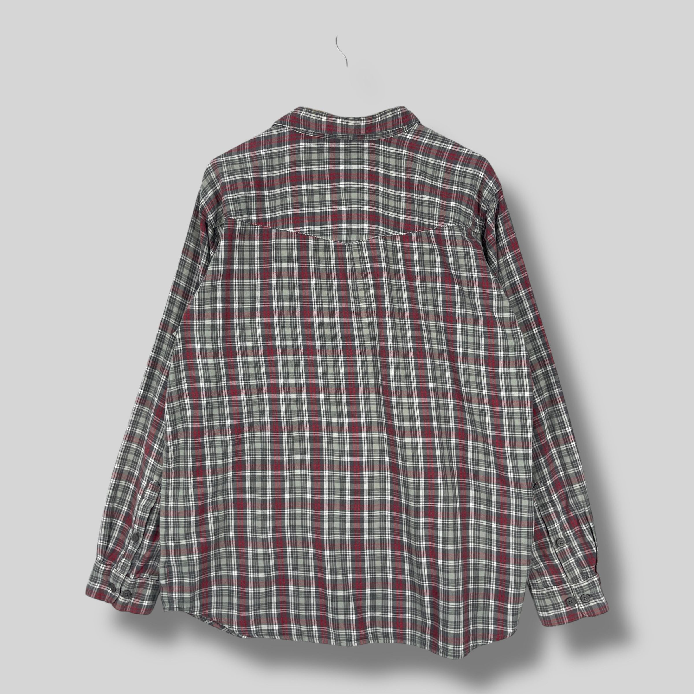 Columbia COLUMBIA Omni-Wick Checkered Gray/Red Flannel Size US XL / EU 56 / 4 - 9 Thumbnail
