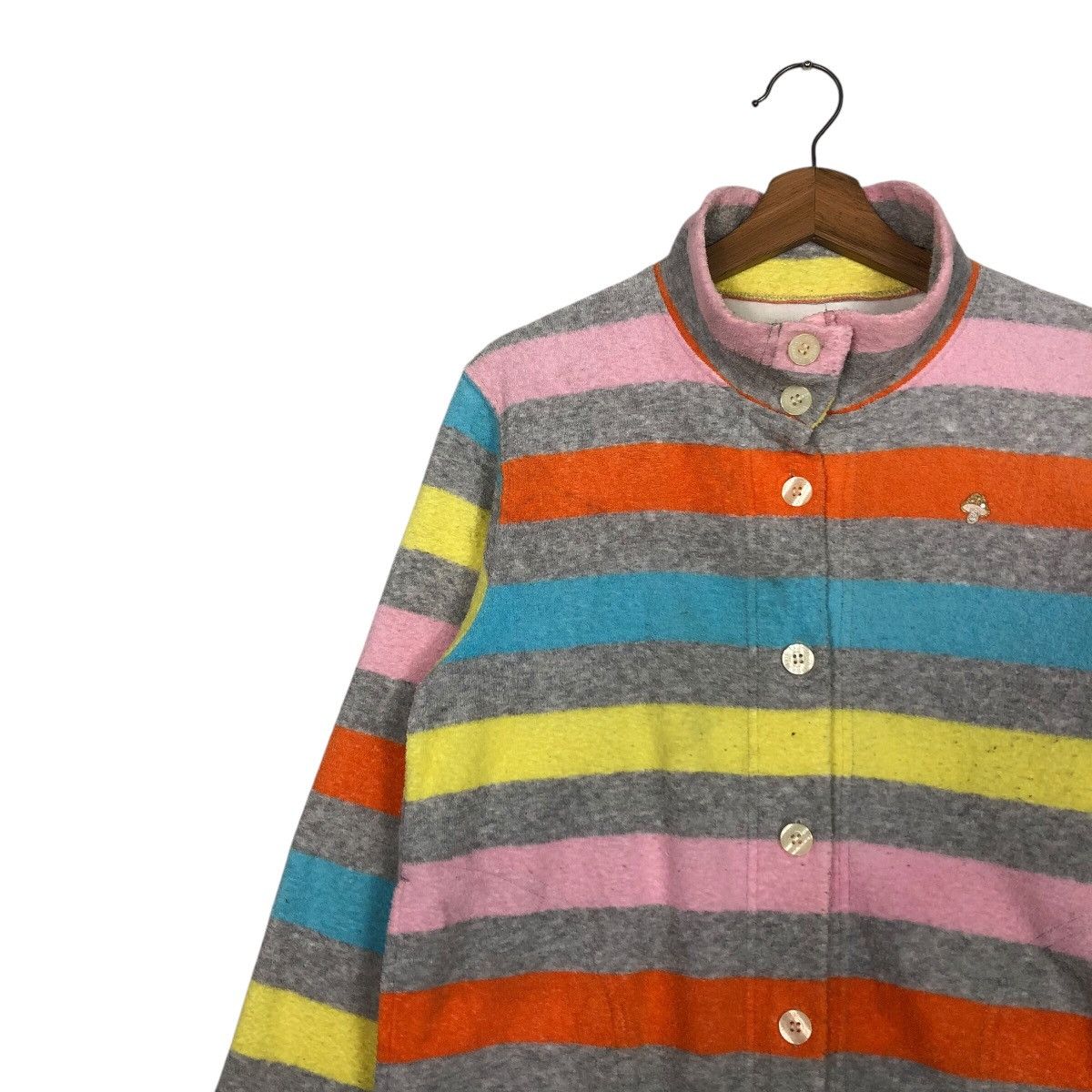 Issey Miyake 📌Vintage Striped Design Tsumori Chisato Sleep Button Wear Size M / US 6-8 / IT 42-44 - 8 Thumbnail