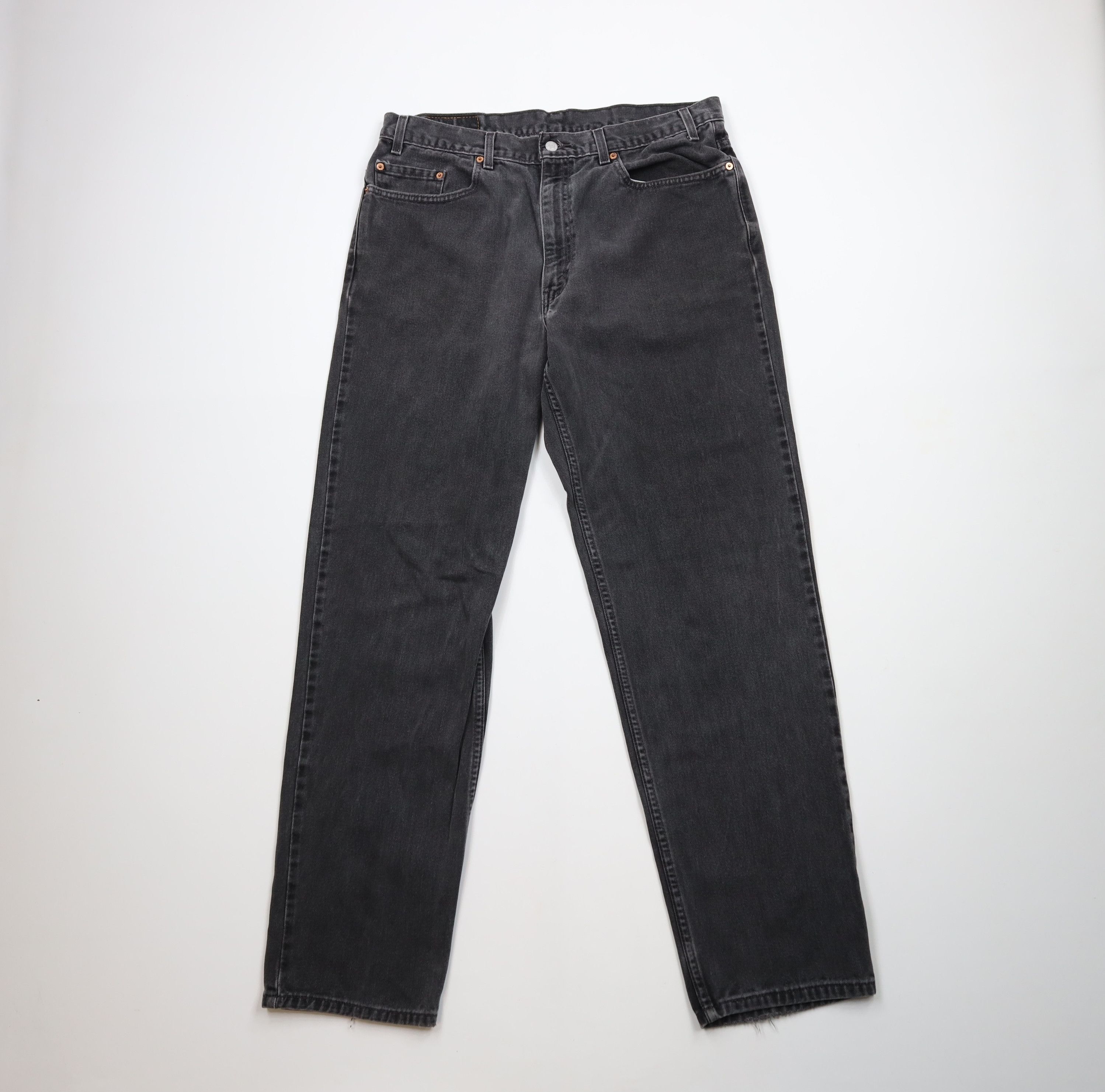 Levi's × Vintage Vintage Y2K 2001 Levis 550 Relaxed Fit Denim Jeans Black Size US 36 / EU 52 - 1 Thumbnail