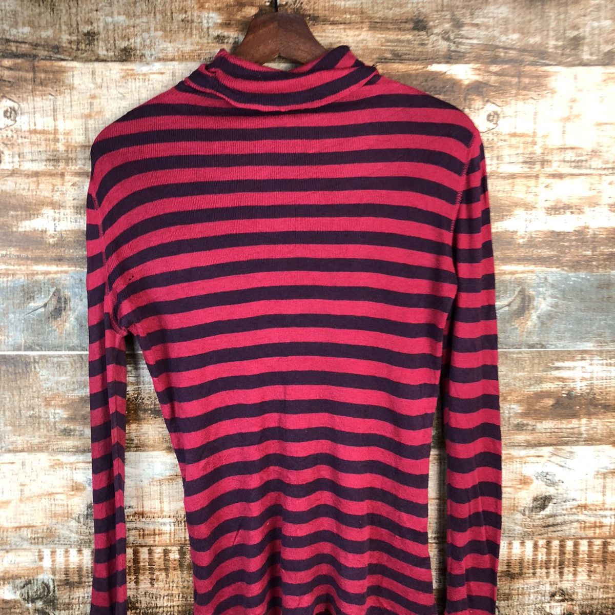 Solid & Striped DL Civilise Stripe Red like kurt cobain Knitwear #C595 Size M / US 6-8 / IT 42-44 - 13 Thumbnail