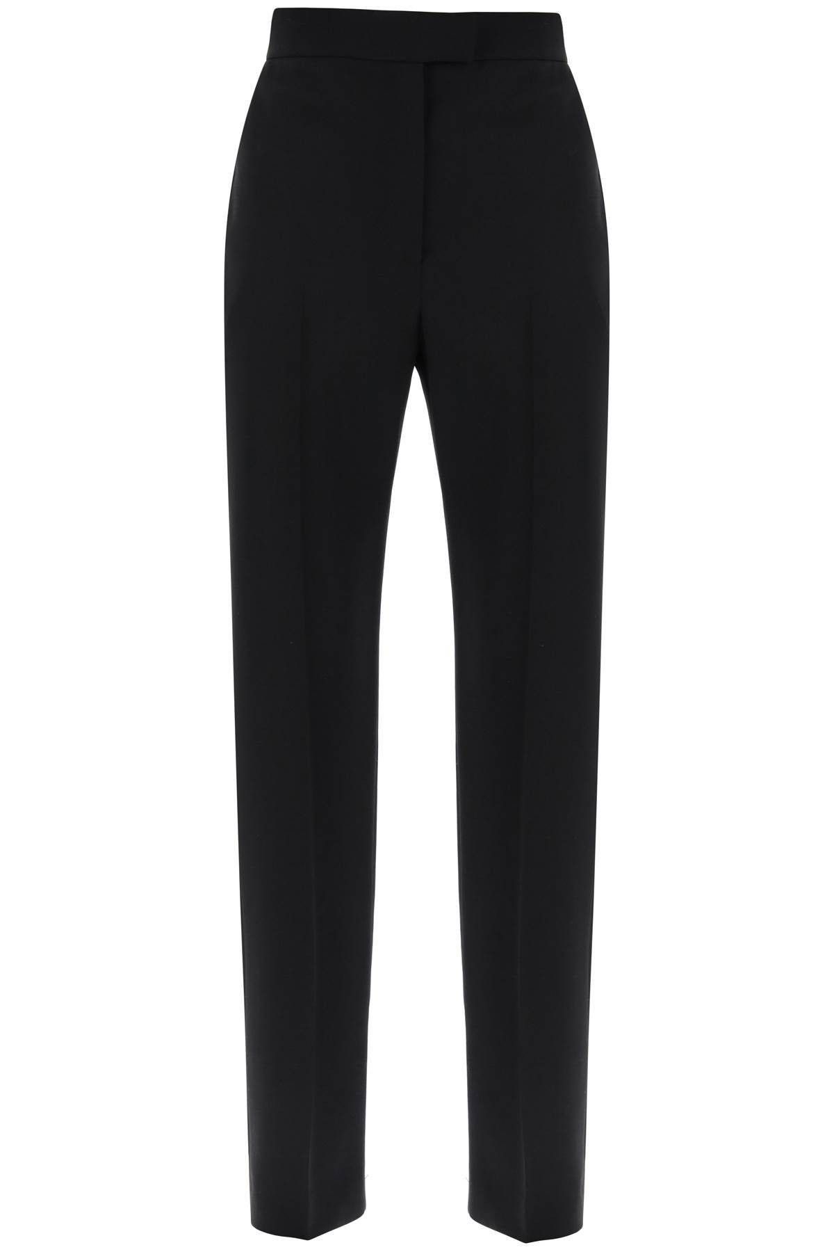 image of Alexander Mcqueen Tailored Cigarette Pants Size Eu 40 For Women in Nero