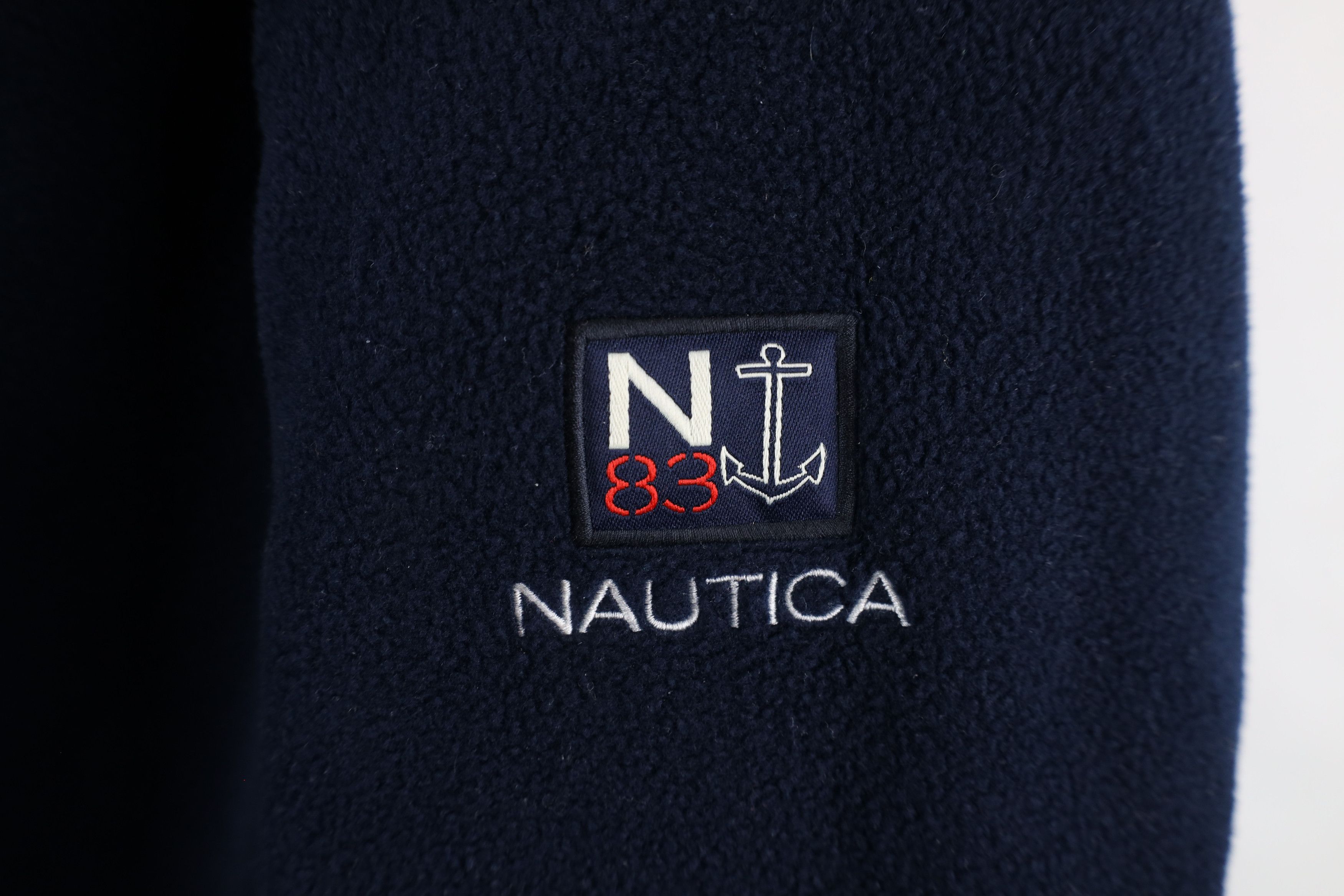 Nautica × Vintage Vintage 90s Nautica Reversible Hooded Sailing Jacket Coat Size US XL / EU 56 / 4 - 4 Thumbnail