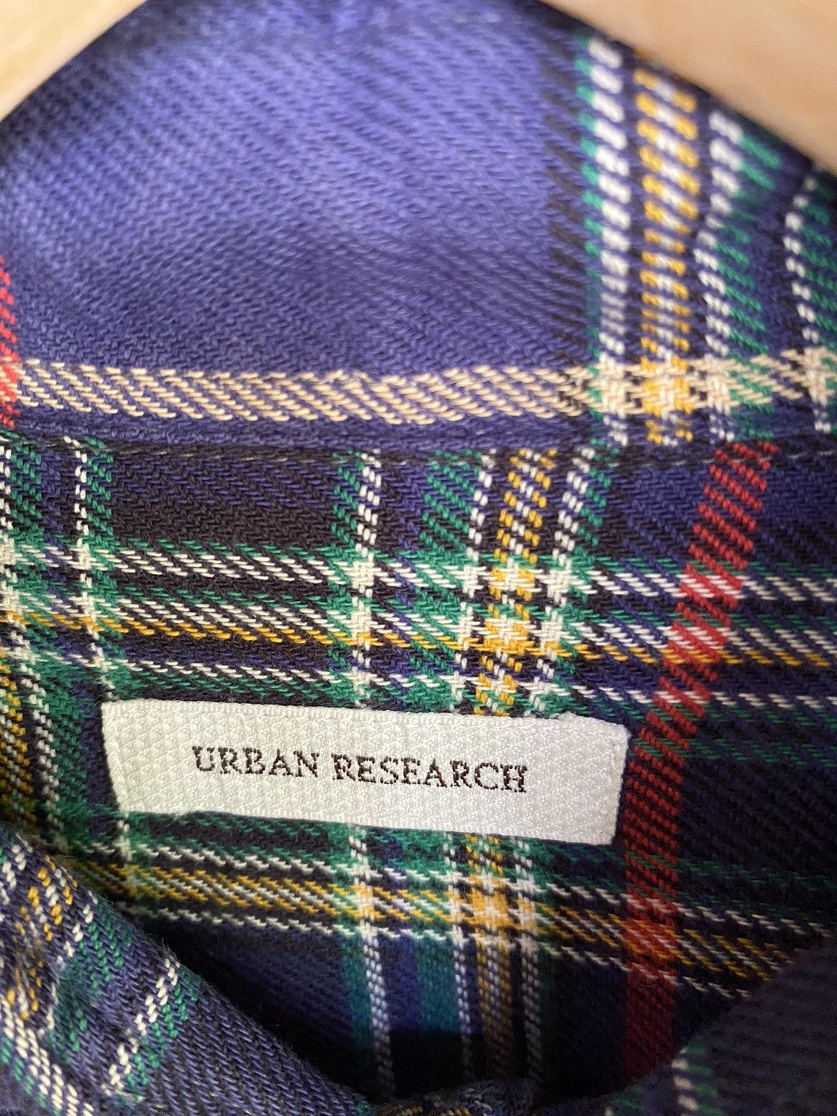 URBAN RESEARCH DOORS Vintage Urban Research Plaid Tartan Flannel Shirt Size US M / EU 48-50 / 2 - 4 Thumbnail