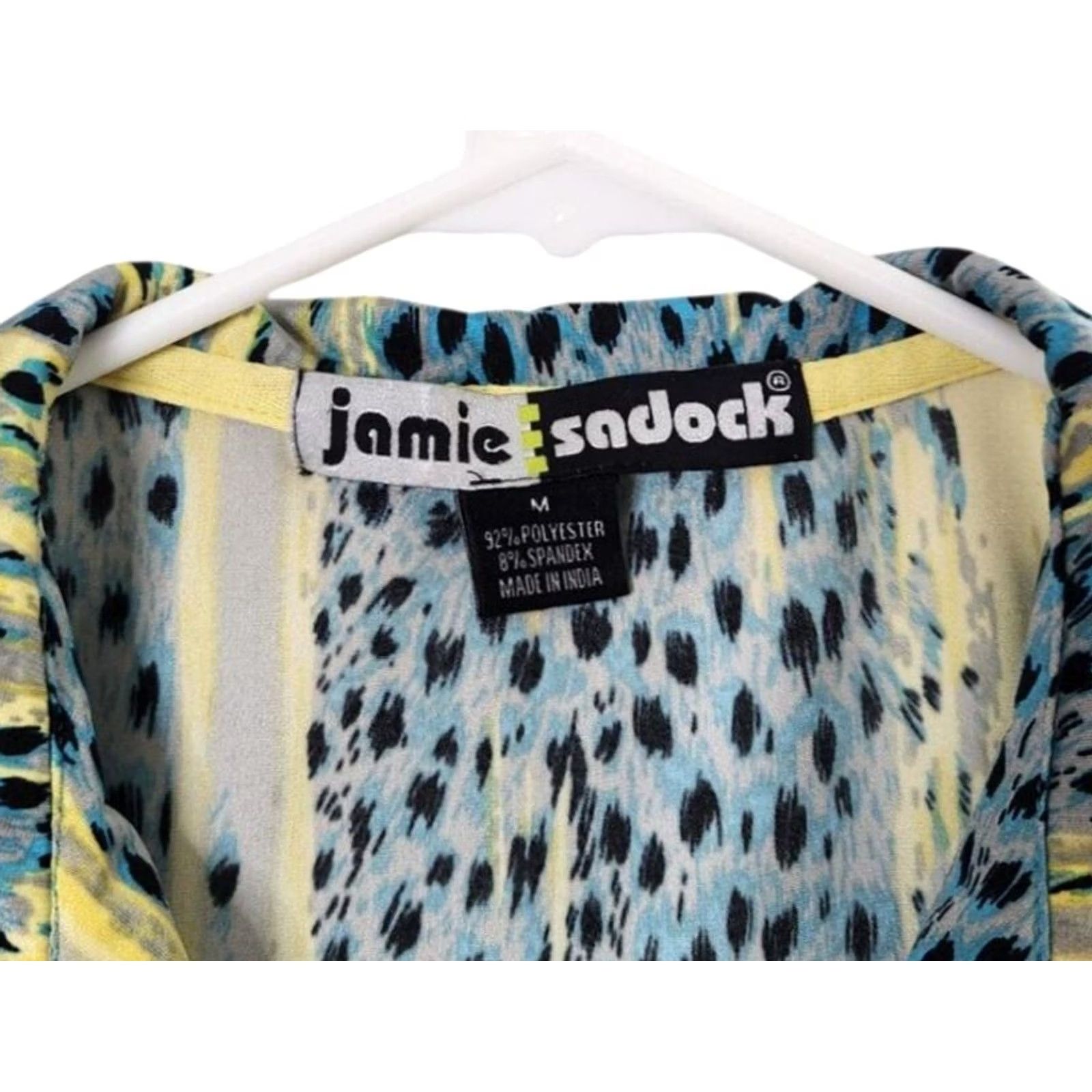 Vintage Jamie Sadock Womens M 1/4 Zip Top Sleeveless Golf Vest Shirt Art To Wear Tank Size M / US 6-8 / IT 42-44 - 4 Thumbnail