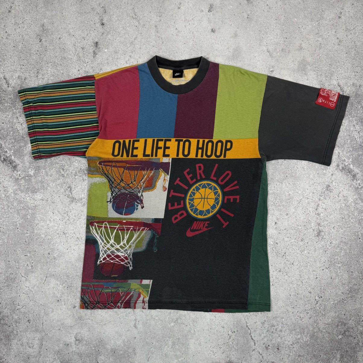Nike Vintage 90s Nike “One Life To Hoop” Jordan NBA T Shirt tee Size US XL / EU 56 / 4 - 1 Thumbnail