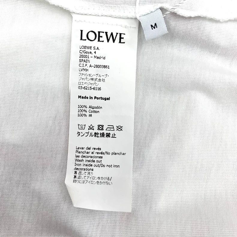 Loewe Loewe White cartoon printed cotton round neck short sleeve Size M / US 6-8 / IT 42-44 - 6 Thumbnail