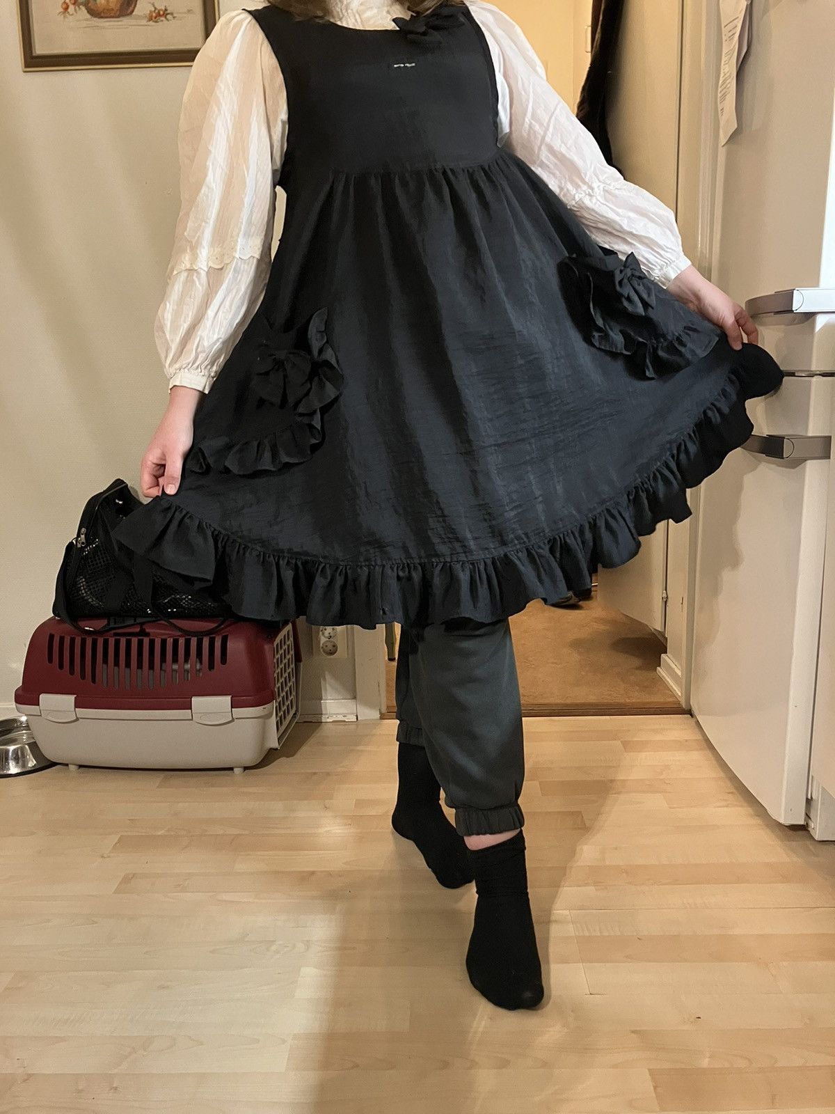 Japanese Brand Black Japanese dress Size ONE SIZE - 1 Thumbnail