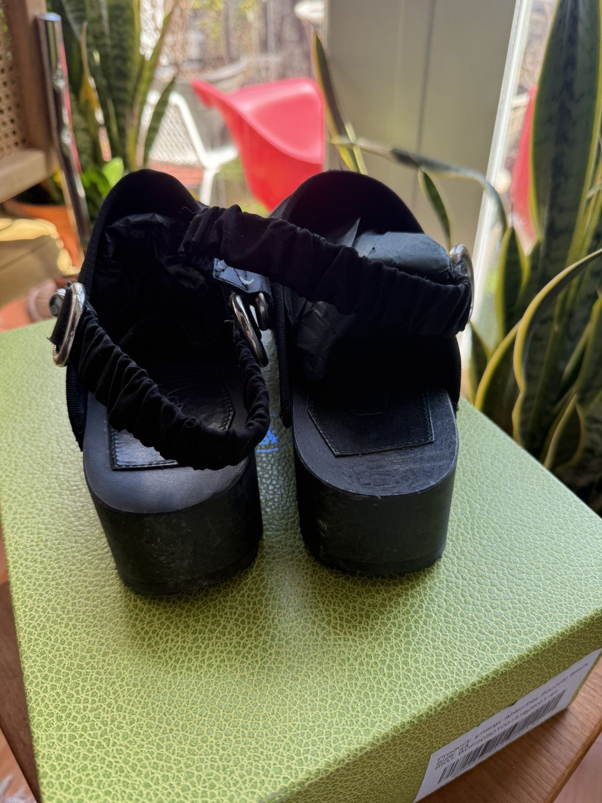 Brain Dead Brain Dead Energy Absorber Zoccolo Black Size US 11 / EU 44 - 4 Thumbnail