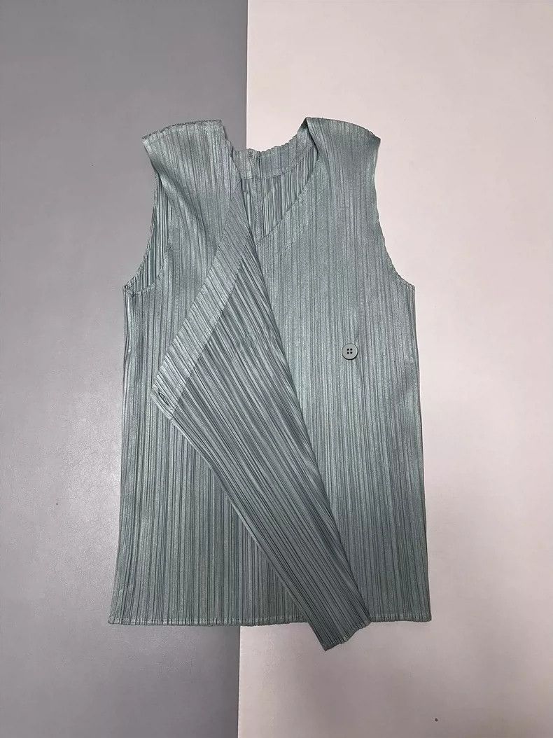Issey Miyake issey miyake size:3 Grayish-green vest Size XXS / US 00 / IT 34 - 5 Thumbnail
