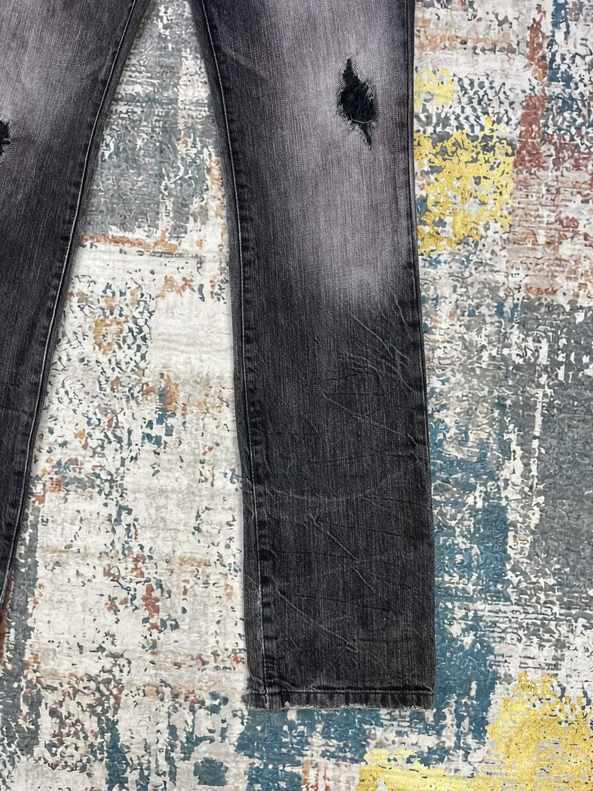 GOSTAR DE FUGA Hysteric Inspired Fuga Distressed Torn Jeans Size 32" / US 10 / IT 46 - 5 Thumbnail