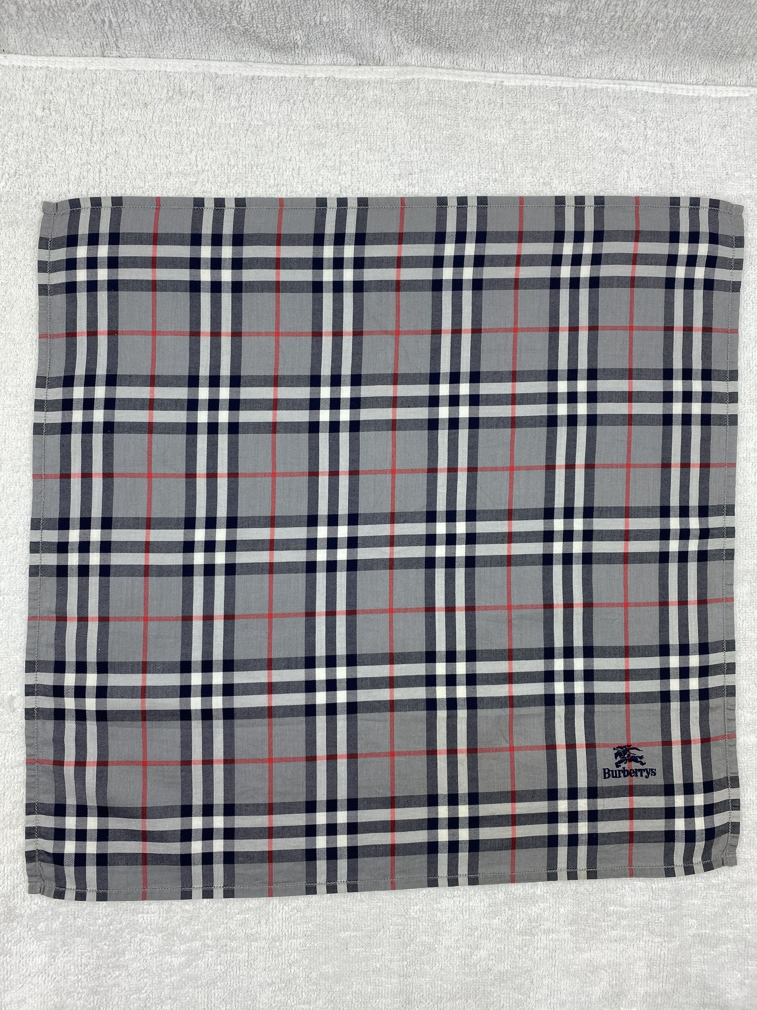 Burberry Vintage Burberry Handkerchief / Bandana / Neckerchief Size ONE SIZE - 3 Thumbnail