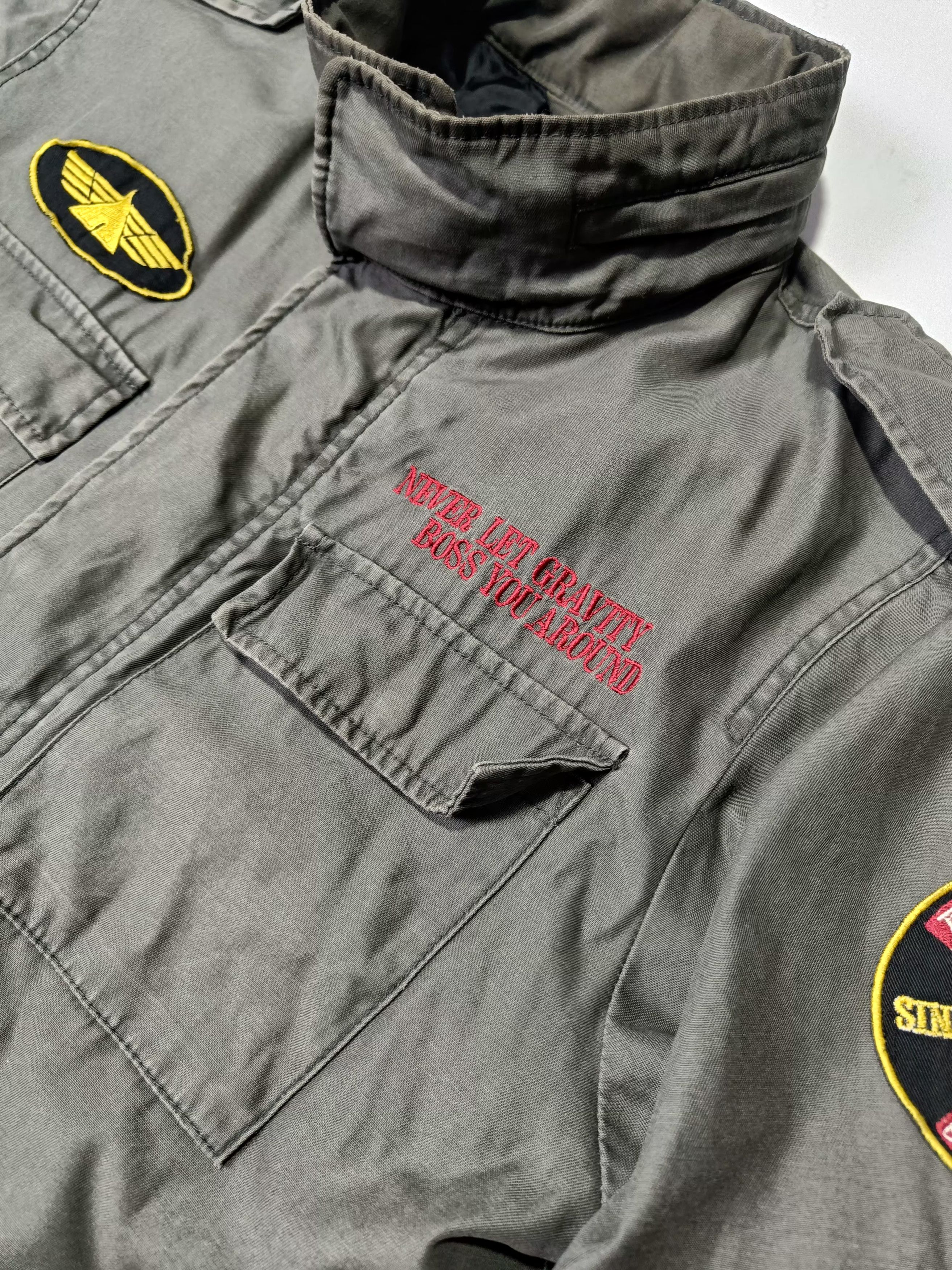Airwalk Vintage AIRWALK M65 Military Patches Jacket Size US L / EU 52-54 / 3 - 4 Thumbnail