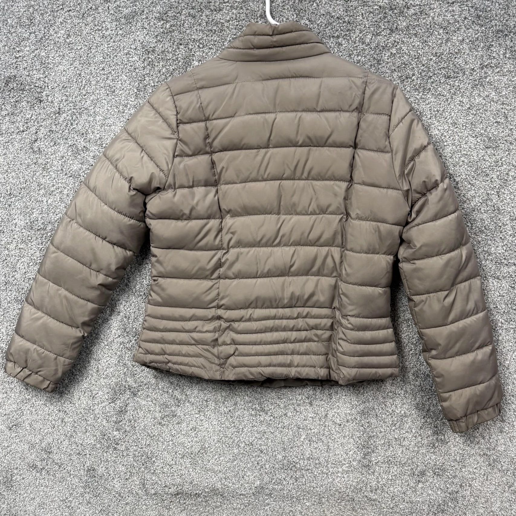 U.S. Polo Assn. U.S. Polo Assn. Jacket Womens Medium Beige Quilted Puffer Full Zip Warm Winter Size M / US 6-8 / IT 42-44 - 7 Thumbnail