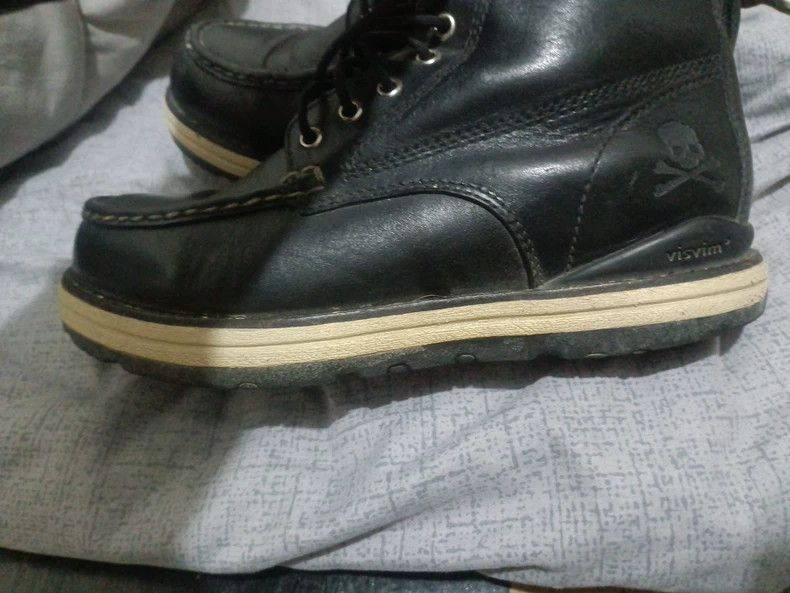 Visvim Visvimvisvim Moc Toe Black Leather Boots-2504 Size US 9.5 / EU 42-43 - 2 Thumbnail