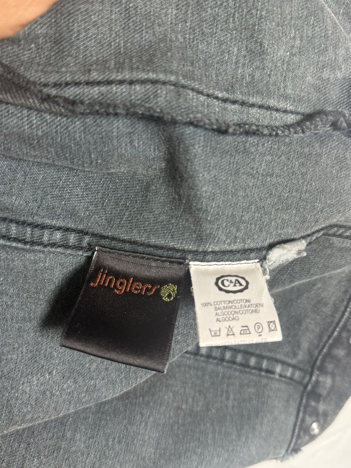 Other Vintage Jinglers Basic trucker jacket faded look, size small Size US XS / EU 42 / 0 - 6 Thumbnail