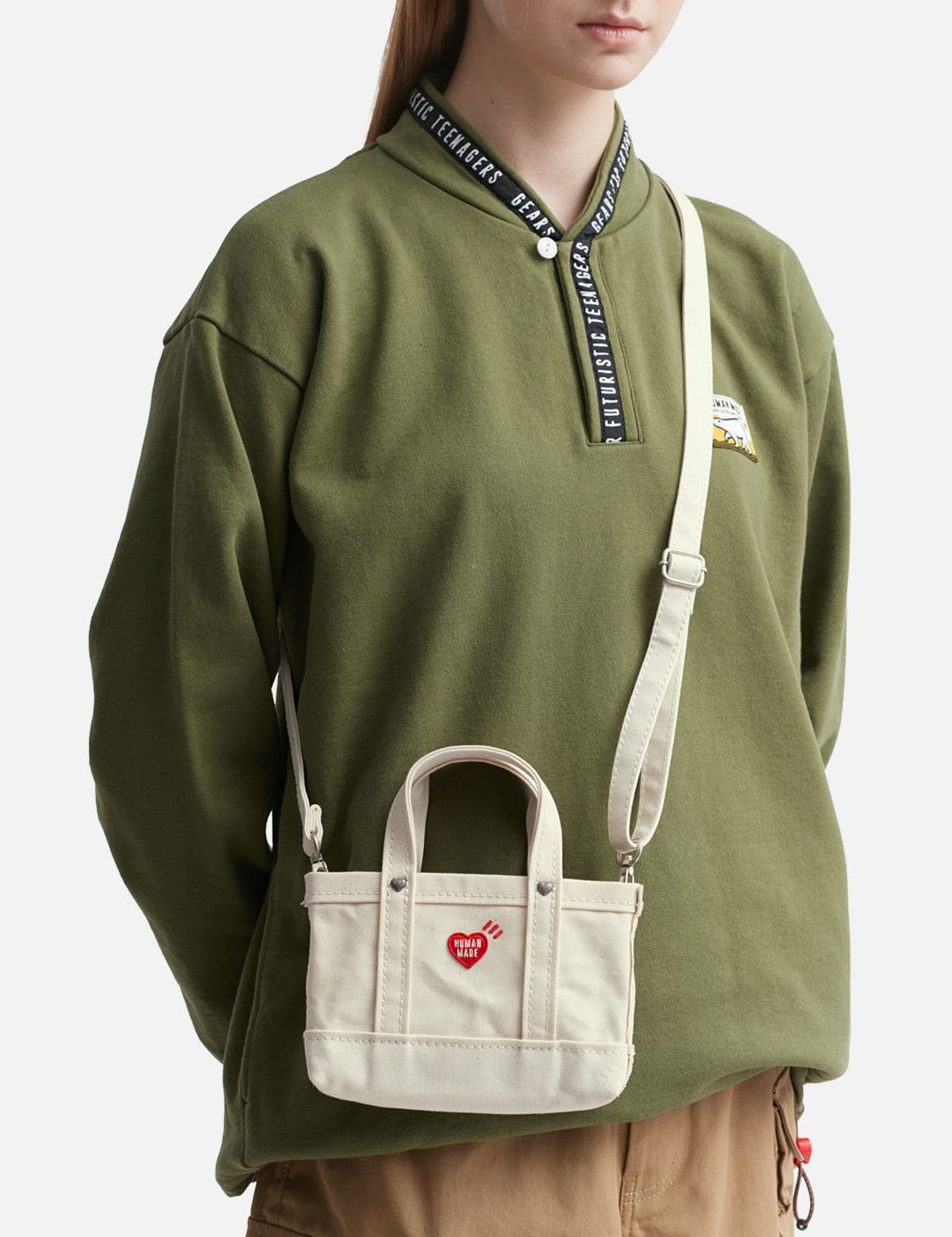 Human Made HUMAN MADE HEAVY CANVAS MINI SHOULDER TOTE Size ONE SIZE - 1 Thumbnail