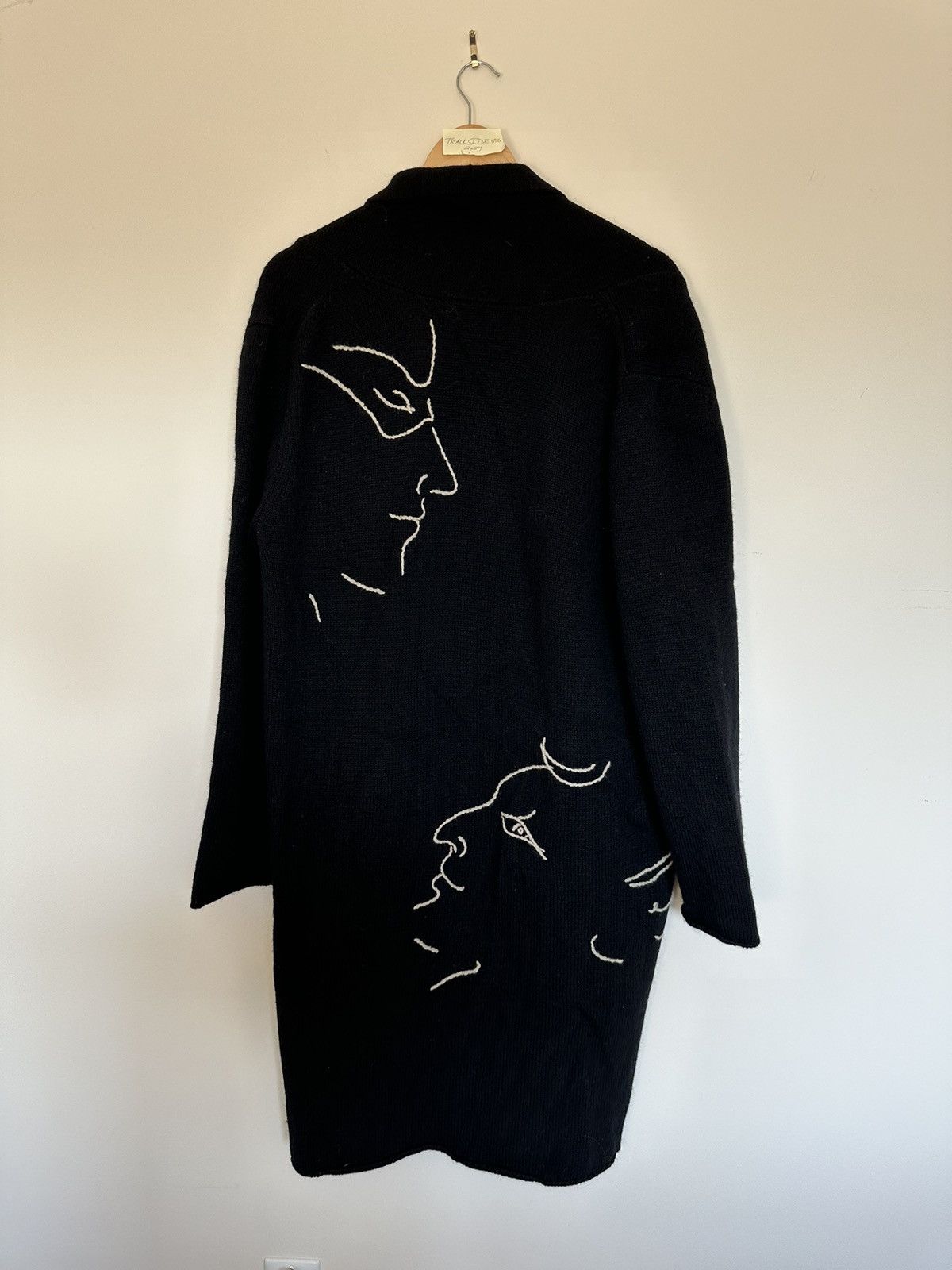 Designer × Yohji Yamamoto Yohji Yamamoto Runway Two Faced Cardigan Robe Size US M / EU 48-50 / 2 - 1 Thumbnail
