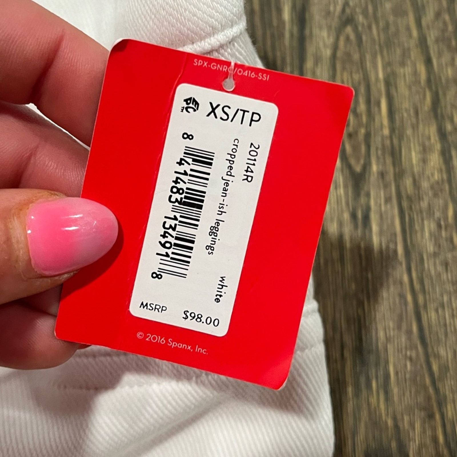 Spanx NWT Spanx Cropped Jean-ish Ankle Leggings Pull On Size XS Size 25" / US 0 / IT 36 - 6 Thumbnail