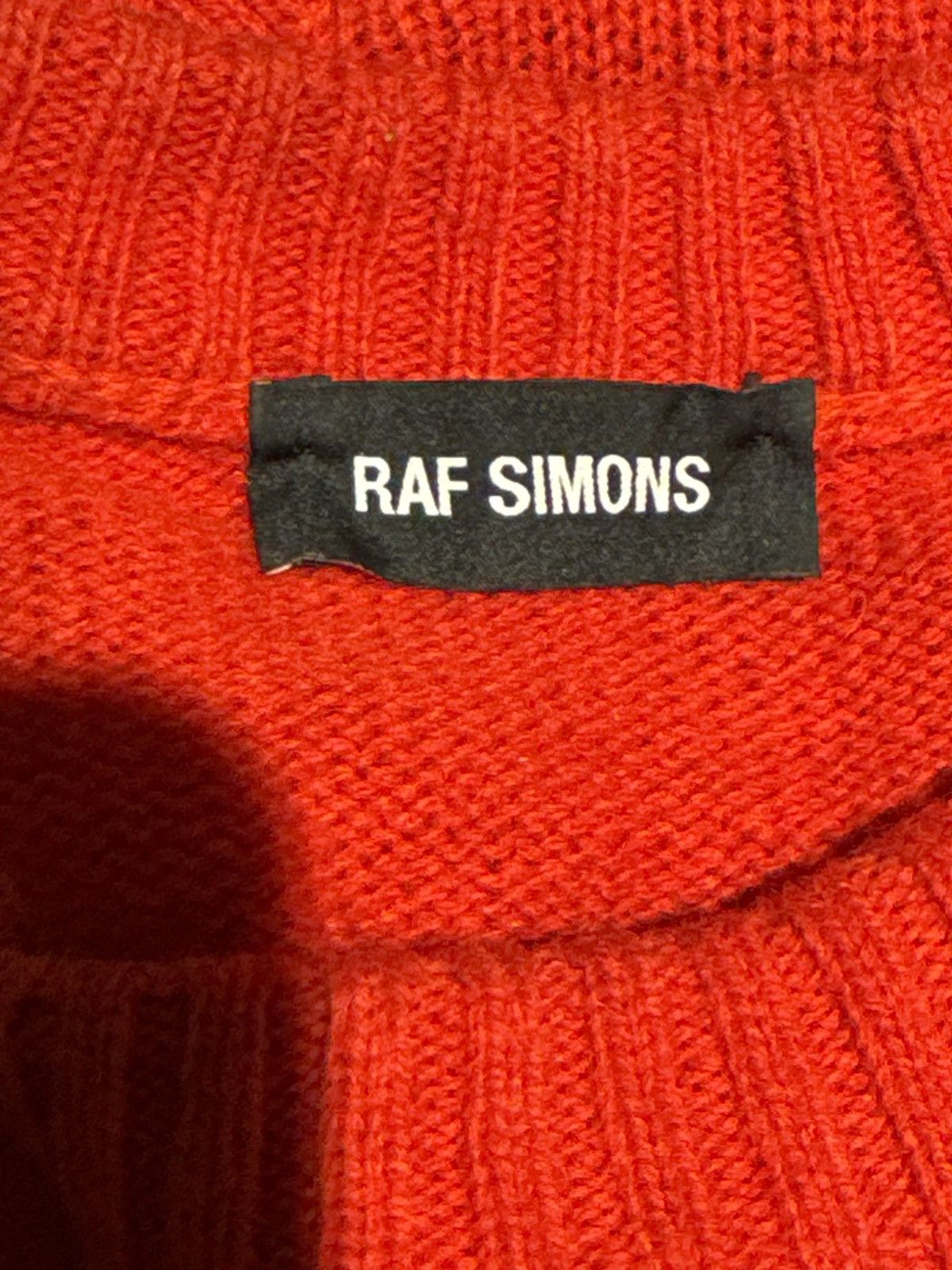 Raf Simons Raf Simons Red velvet sweater Size US L / EU 52-54 / 3 - 3 Thumbnail