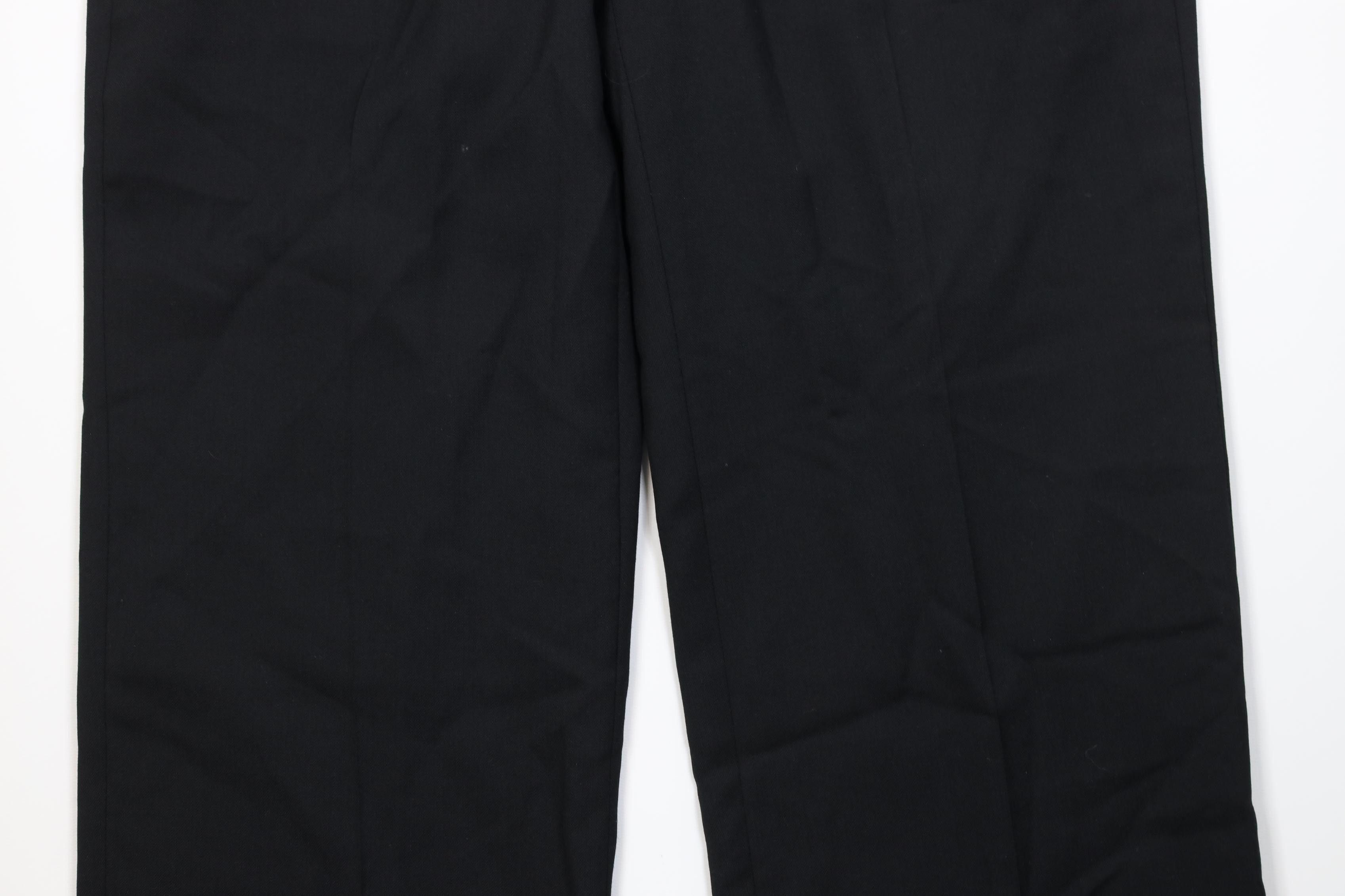 Vintage Vintage 90s Streetwear Wool Herringbone Wide Leg Chino Pants Size US 34 / EU 50 - 3 Thumbnail