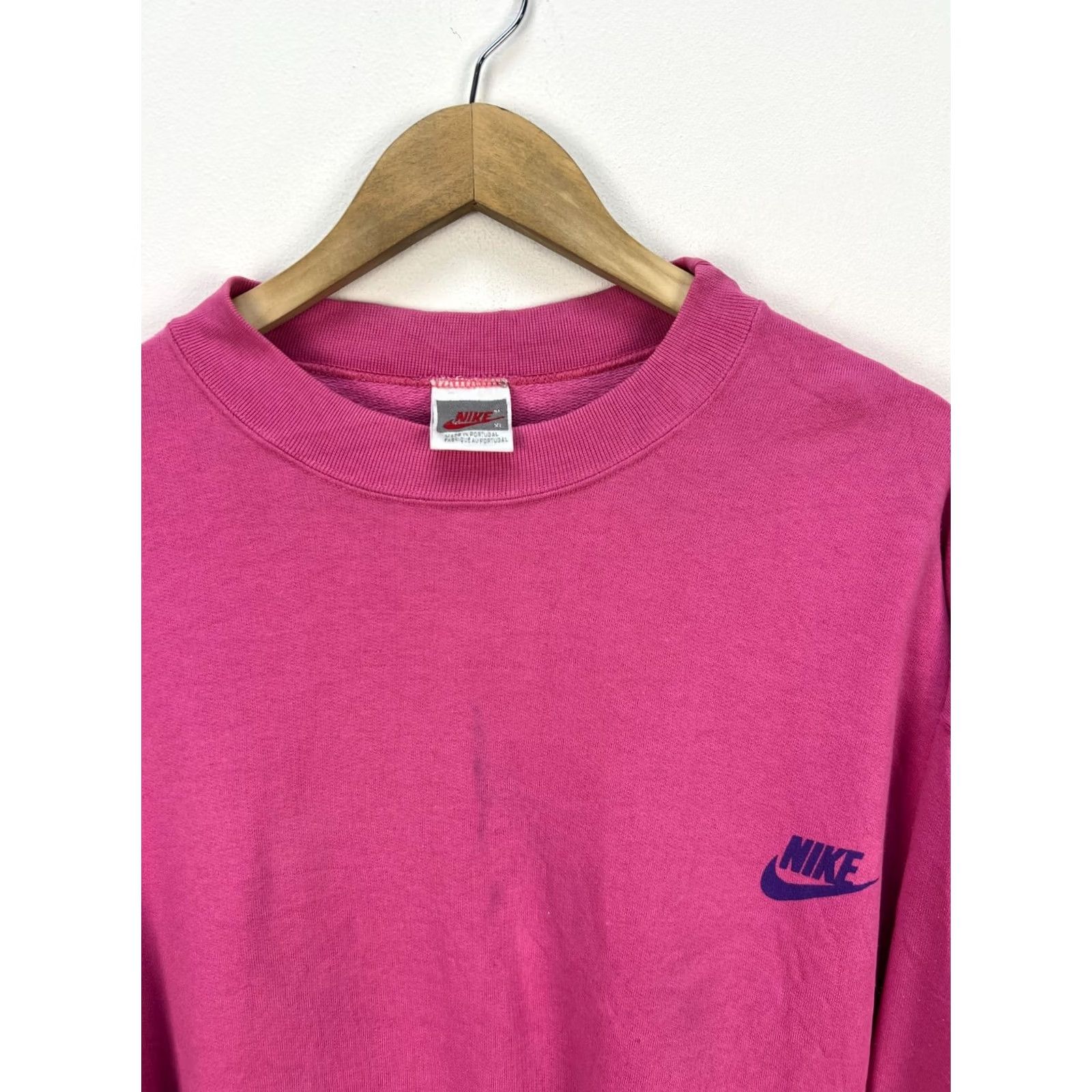 Nike Nike Cycling Graphic Sweatshirt Mens XL Pink Vintage 90s Pullover Logo Crew Neck Streetwear Size US XL / EU 56 / 4 - 3 Thumbnail